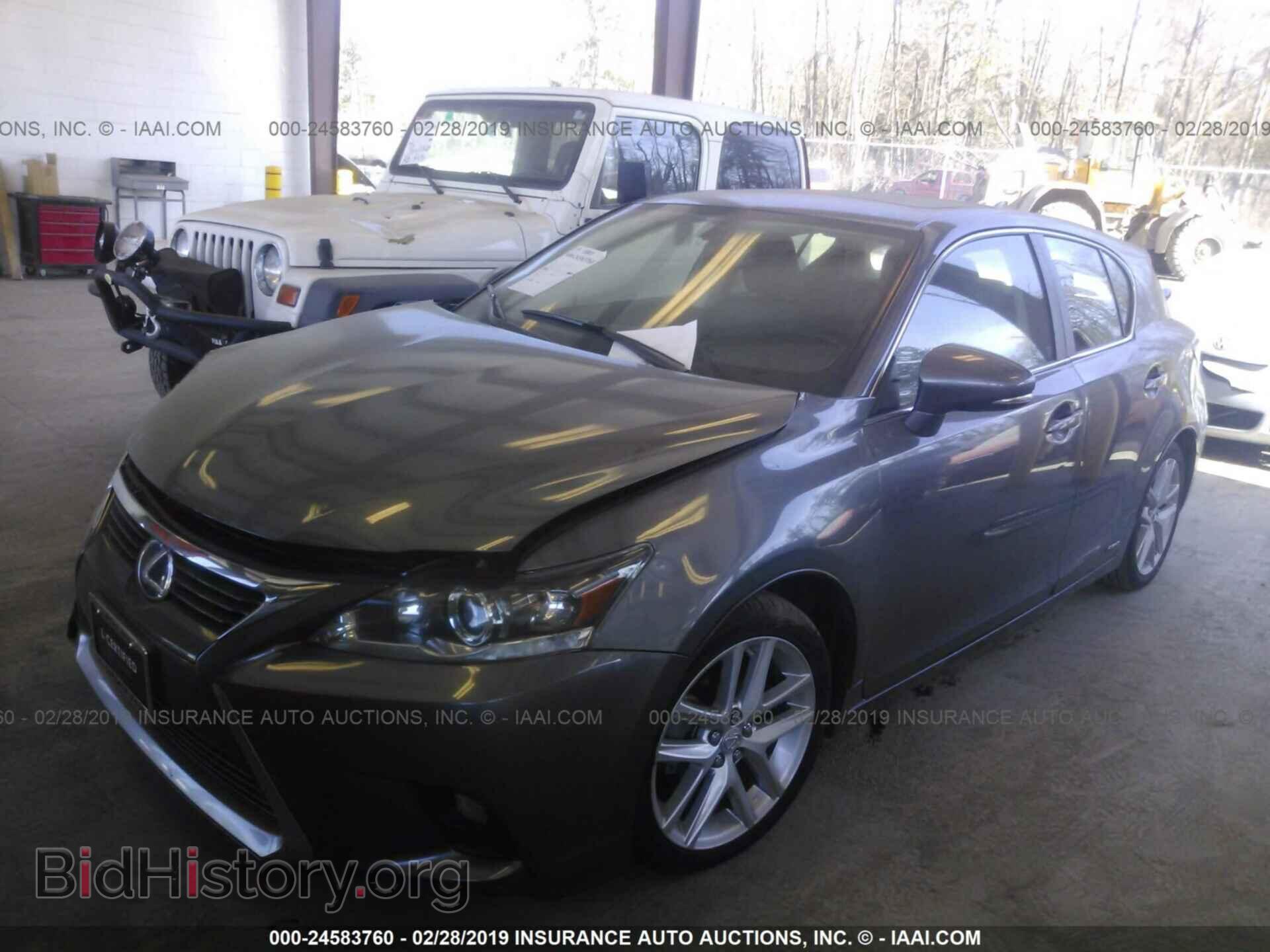 2014 LEXUS CT - VIN: JTHKD5BH4E2188271 - Photo 2