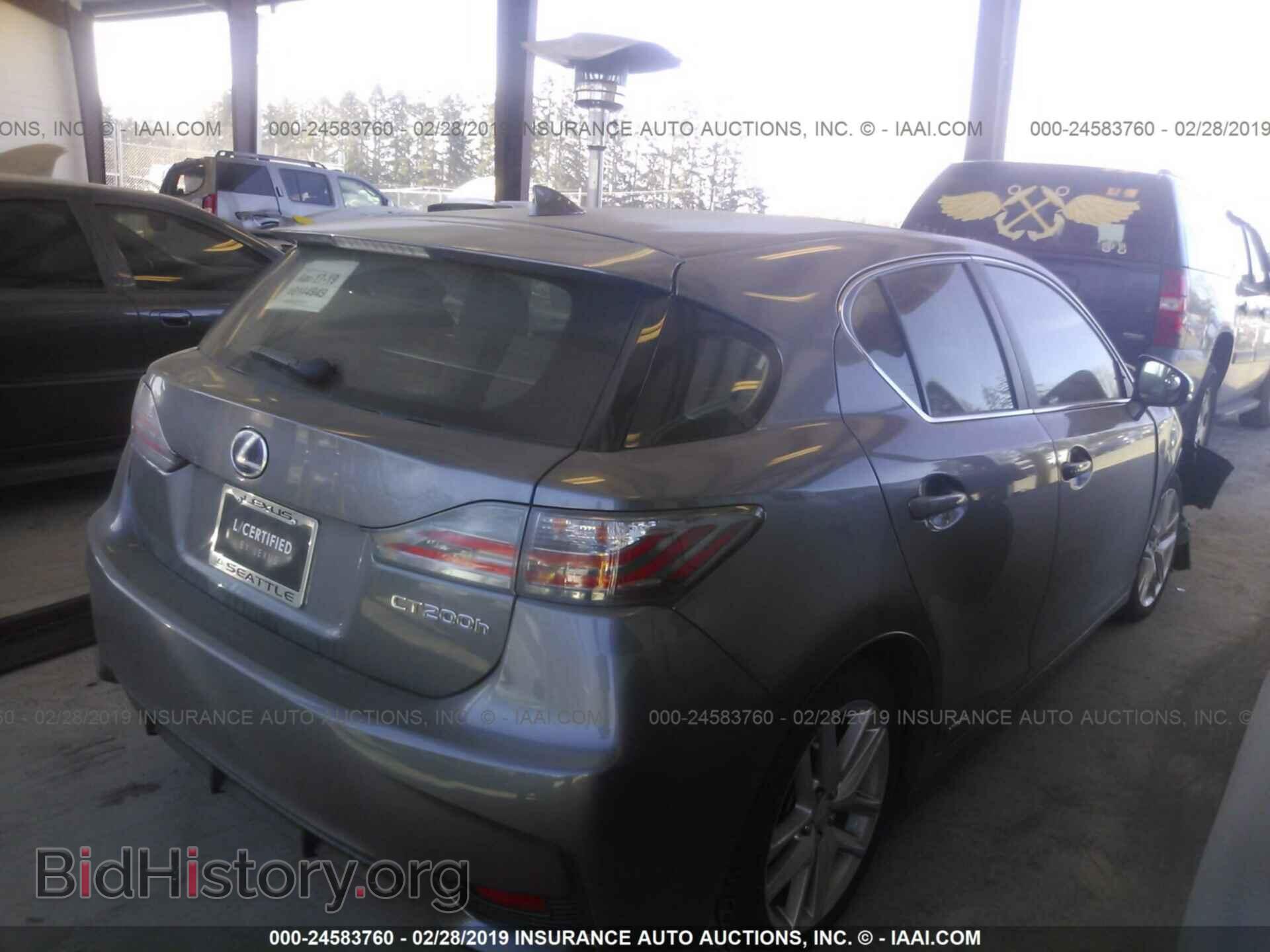 2014 LEXUS CT - VIN: JTHKD5BH4E2188271 - Photo 4