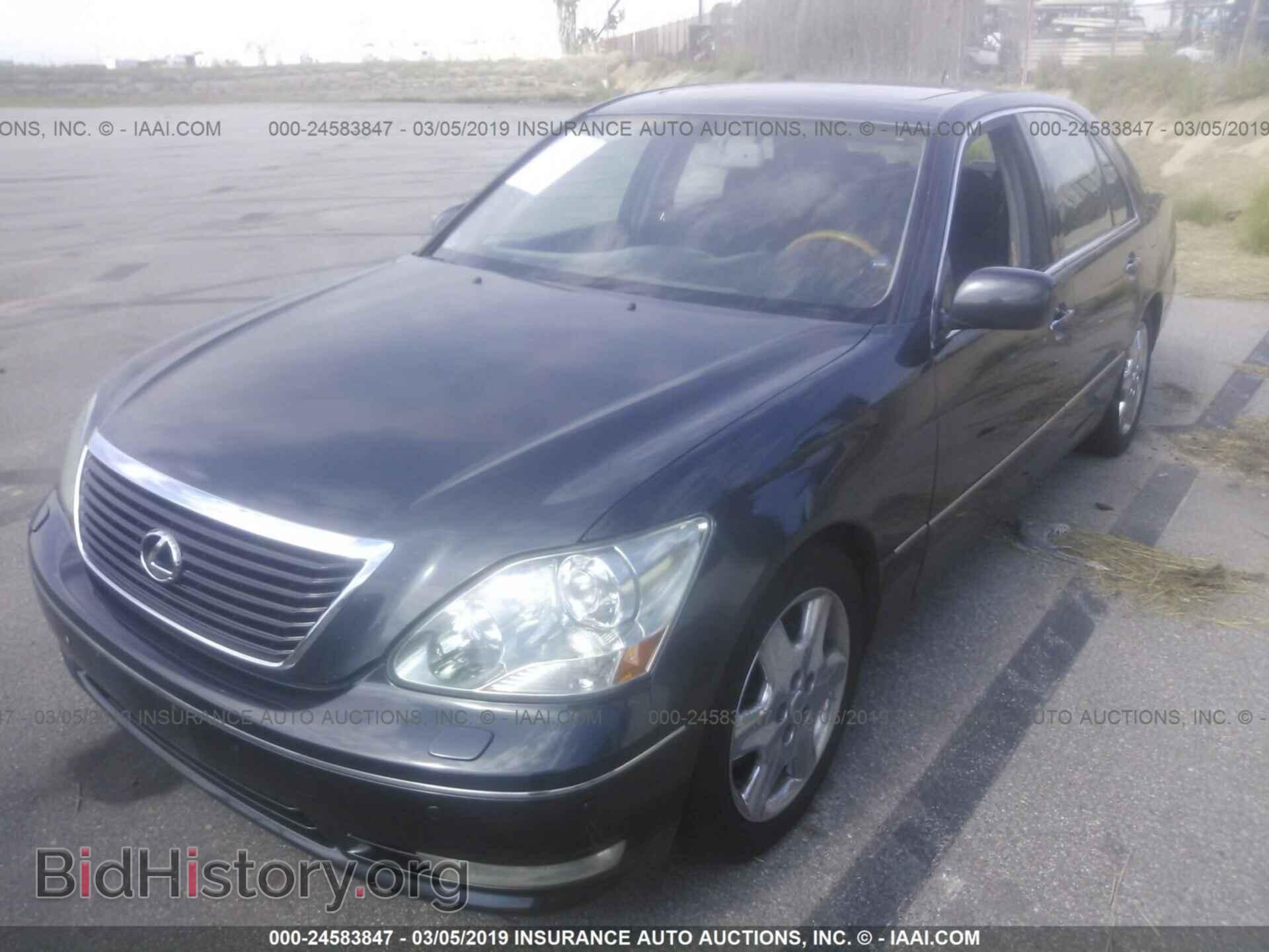 2005 LEXUS LS - VIN: JTHBN36F555009390 - Фото 2