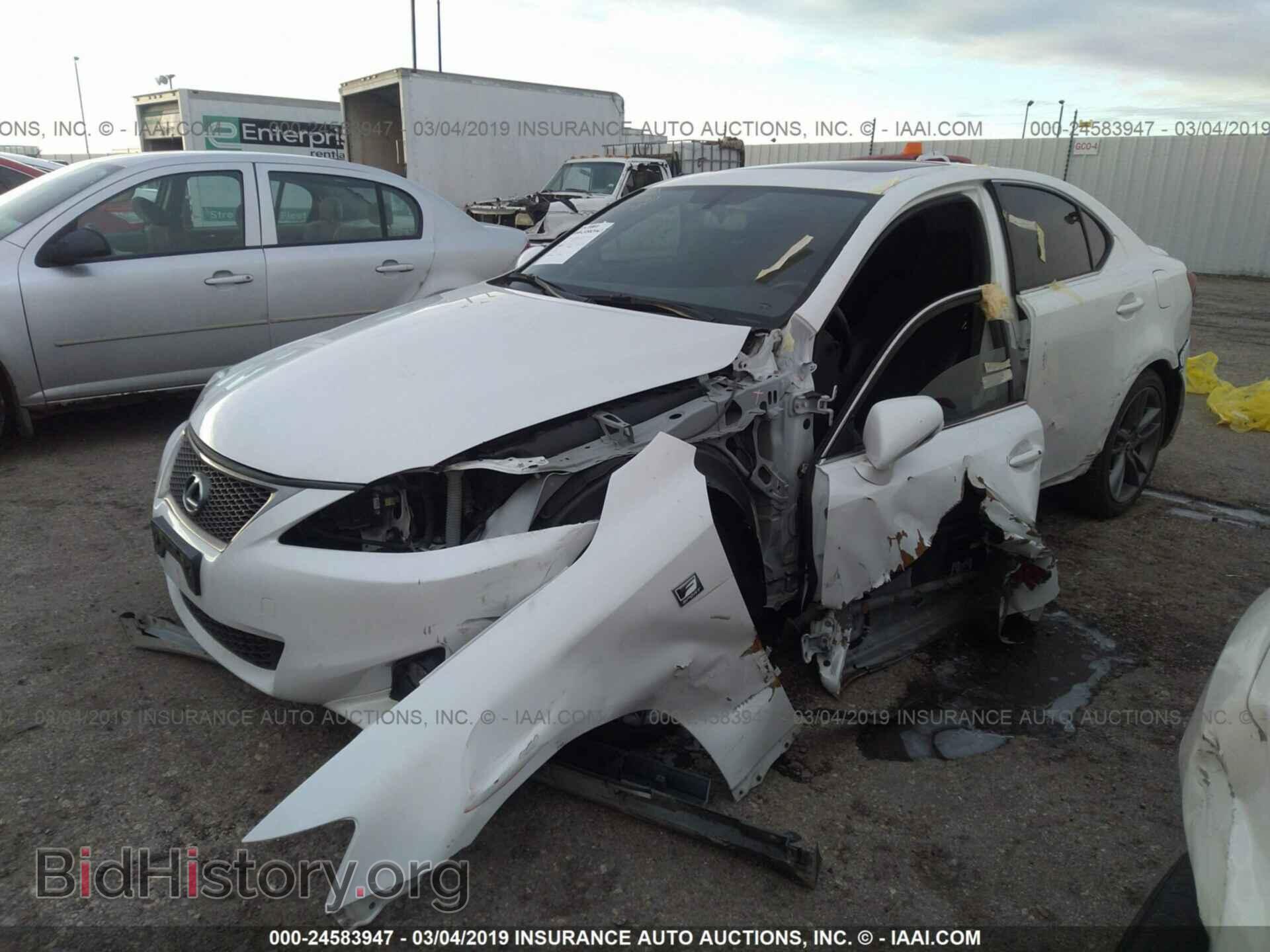 2012 LEXUS IS - VIN: JTHBF5C24C5177593 - Фото 2