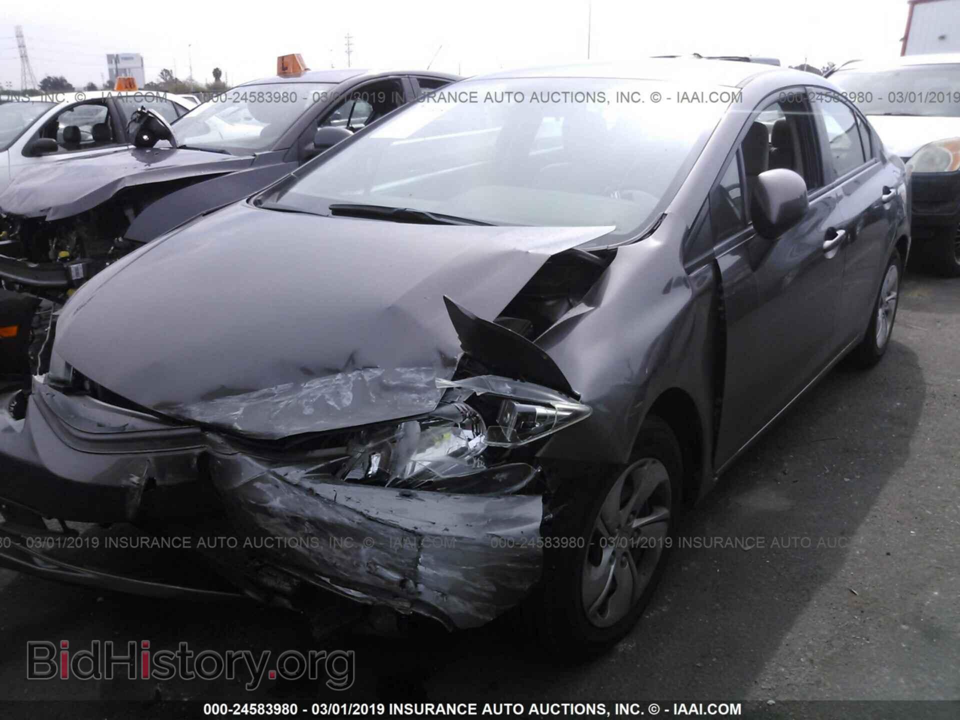 2013 HONDA CIVIC - VIN: 19XFB2F59DE274135 - Фото 2