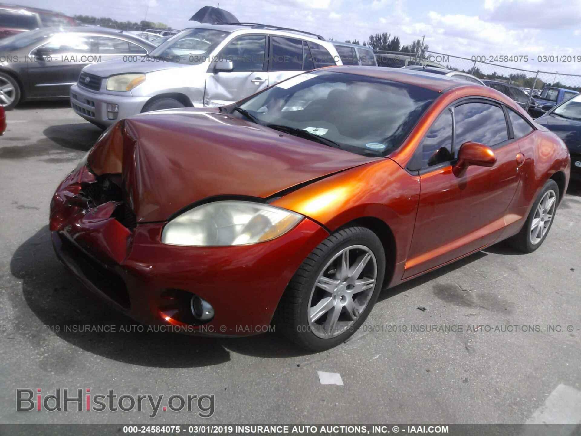 2006 MITSUBISHI ECLIPSE - VIN: 4A3AK34T36E050436 - Фото 2
