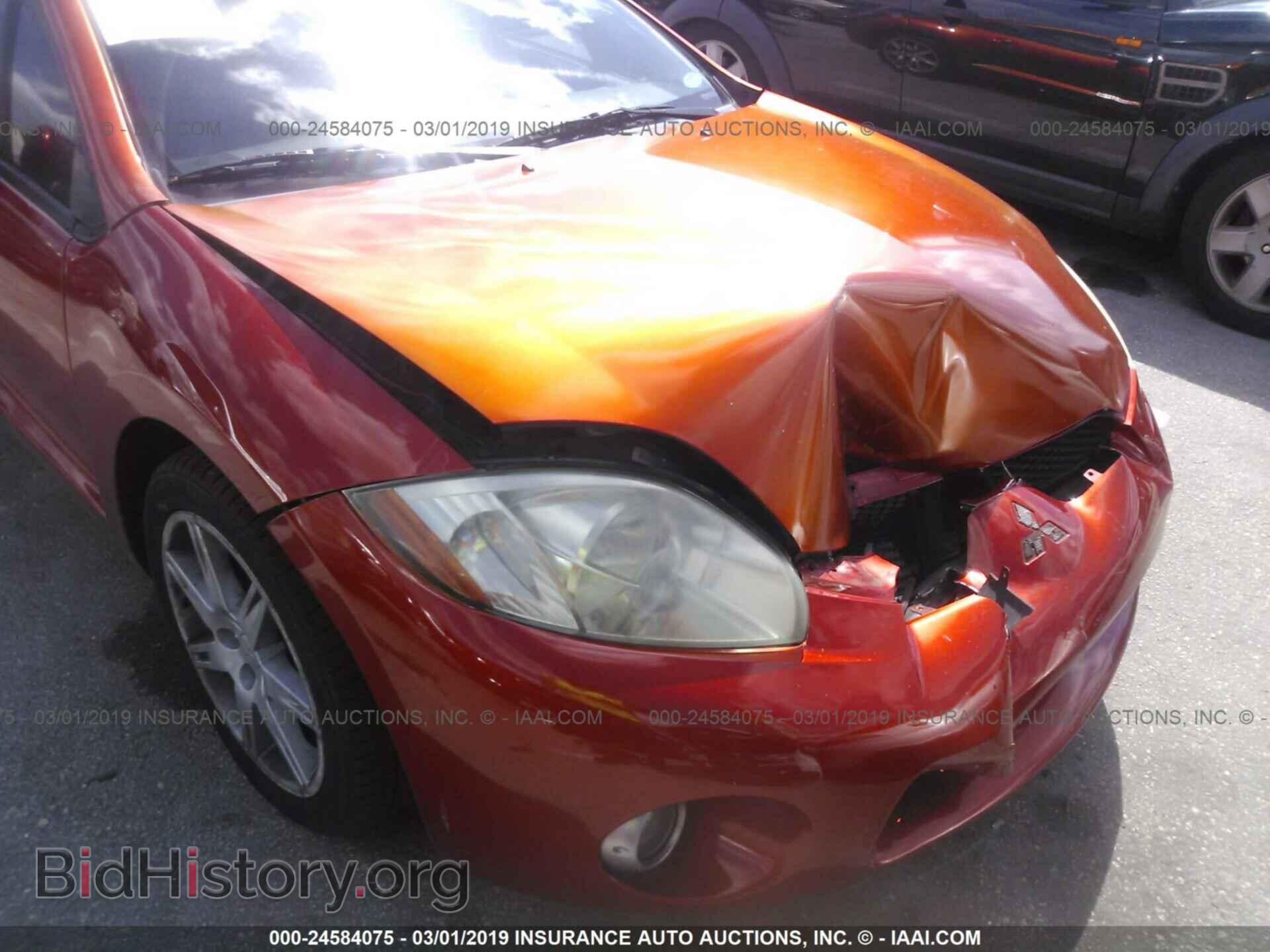 2006 MITSUBISHI ECLIPSE - VIN: 4A3AK34T36E050436 - Фото 6