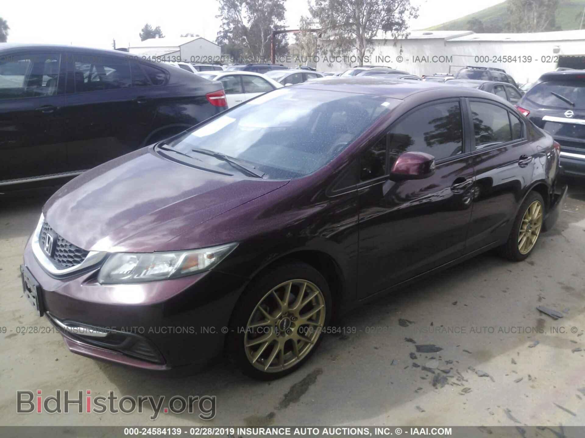 2013 HONDA CIVIC - VIN: 19XFB2F54DE242791 - Фото 2