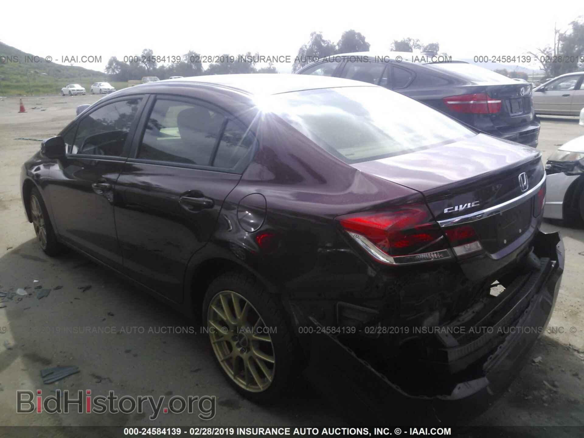 2013 HONDA CIVIC - VIN: 19XFB2F54DE242791 - Фото 3