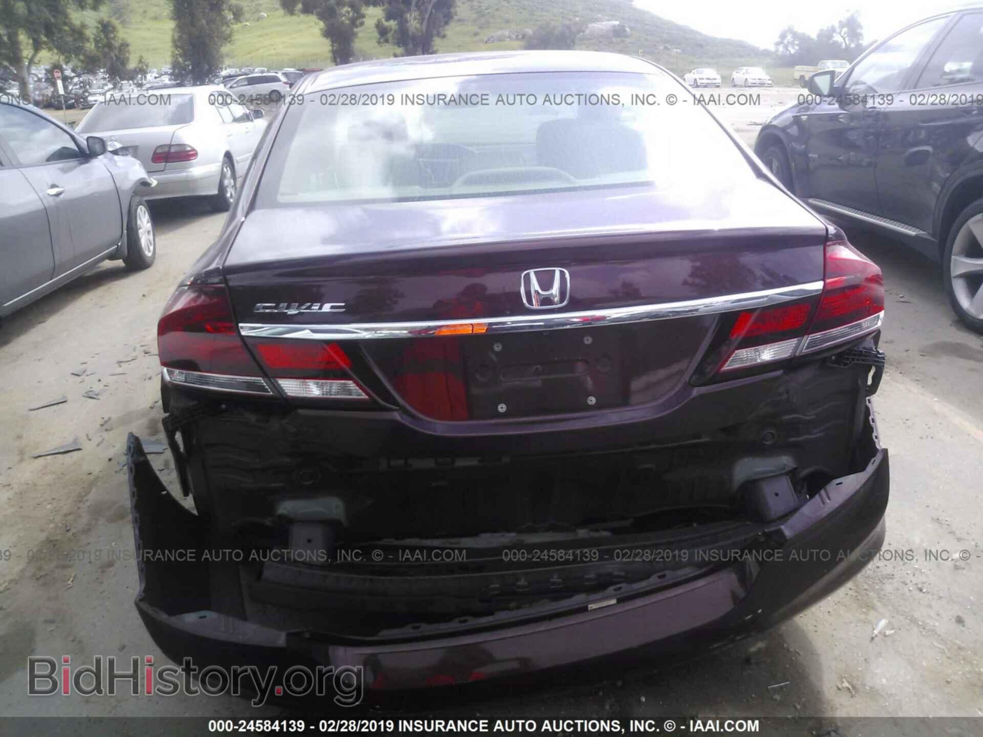 2013 HONDA CIVIC - VIN: 19XFB2F54DE242791 - Фото 6