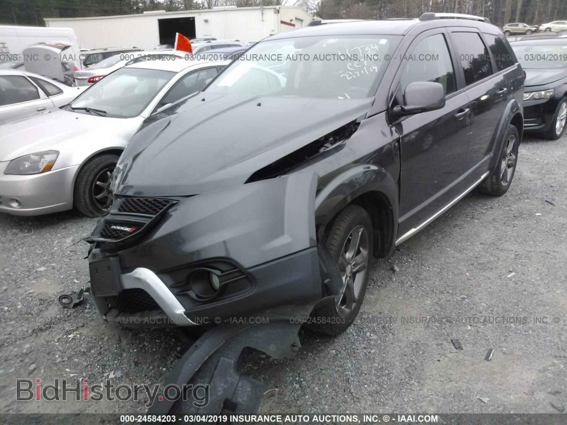 2015 DODGE JOURNEY - VIN: 3C4PDCGB4FT654734 - Фото 2