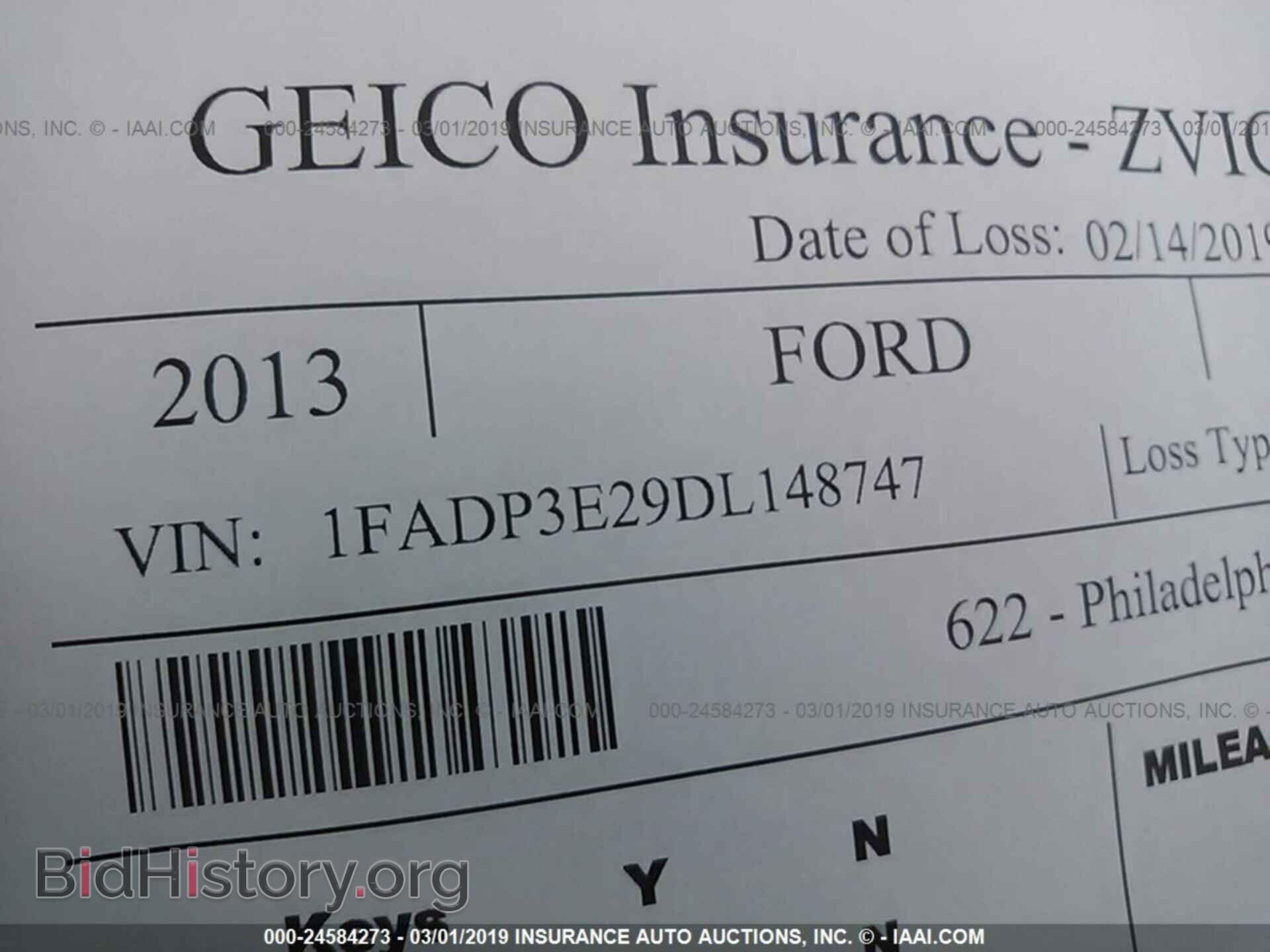 2013 FORD FOCUS - VIN: 1FADP3E29DL148747 - Photo 9