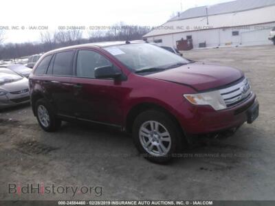 2009 Ford EDGE SE, red — VIN 2FMDK36C19BA49908, IAAI