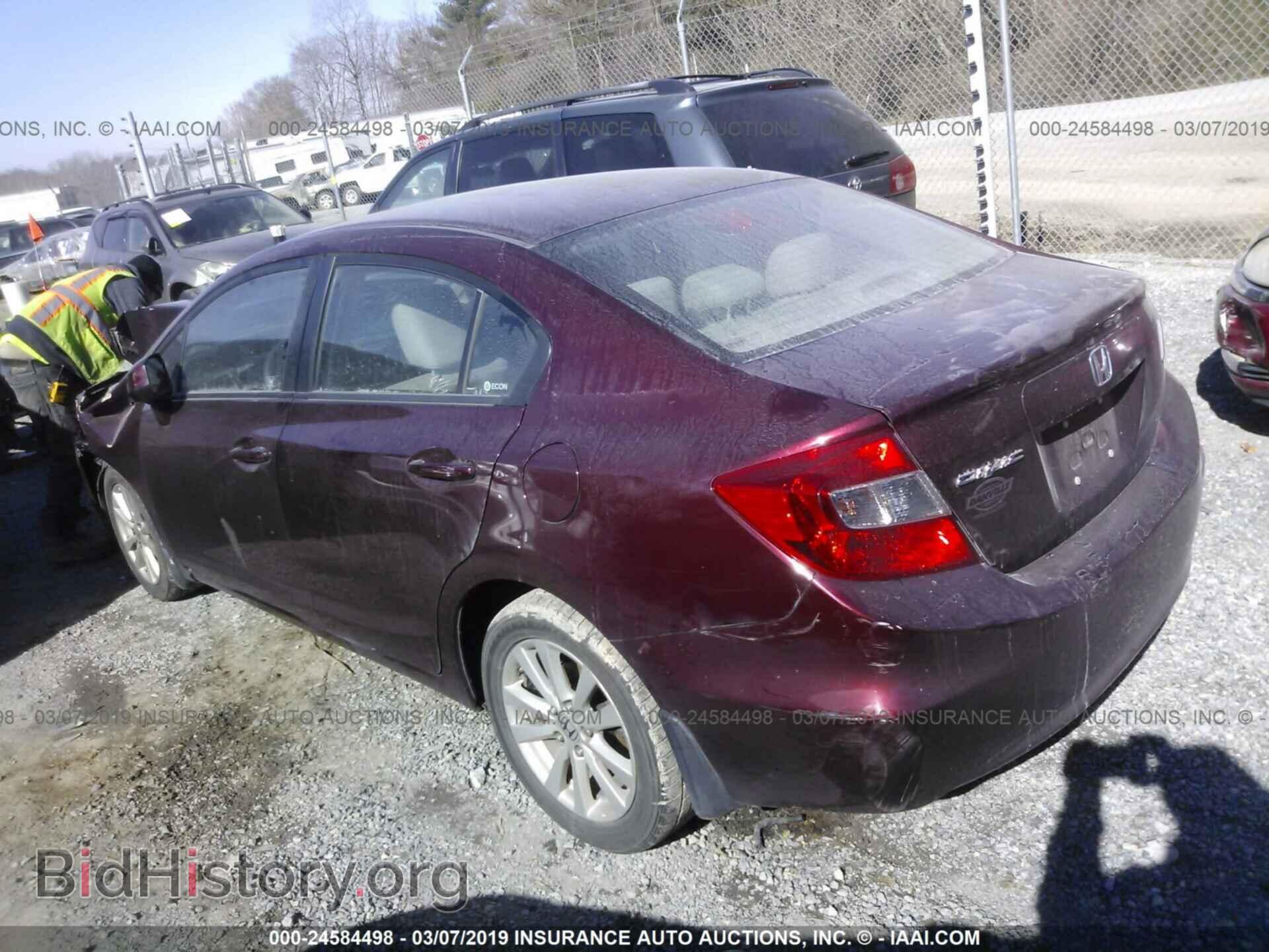 2012 HONDA CIVIC - VIN: 19XFB2F83CE098028 - Photo 3