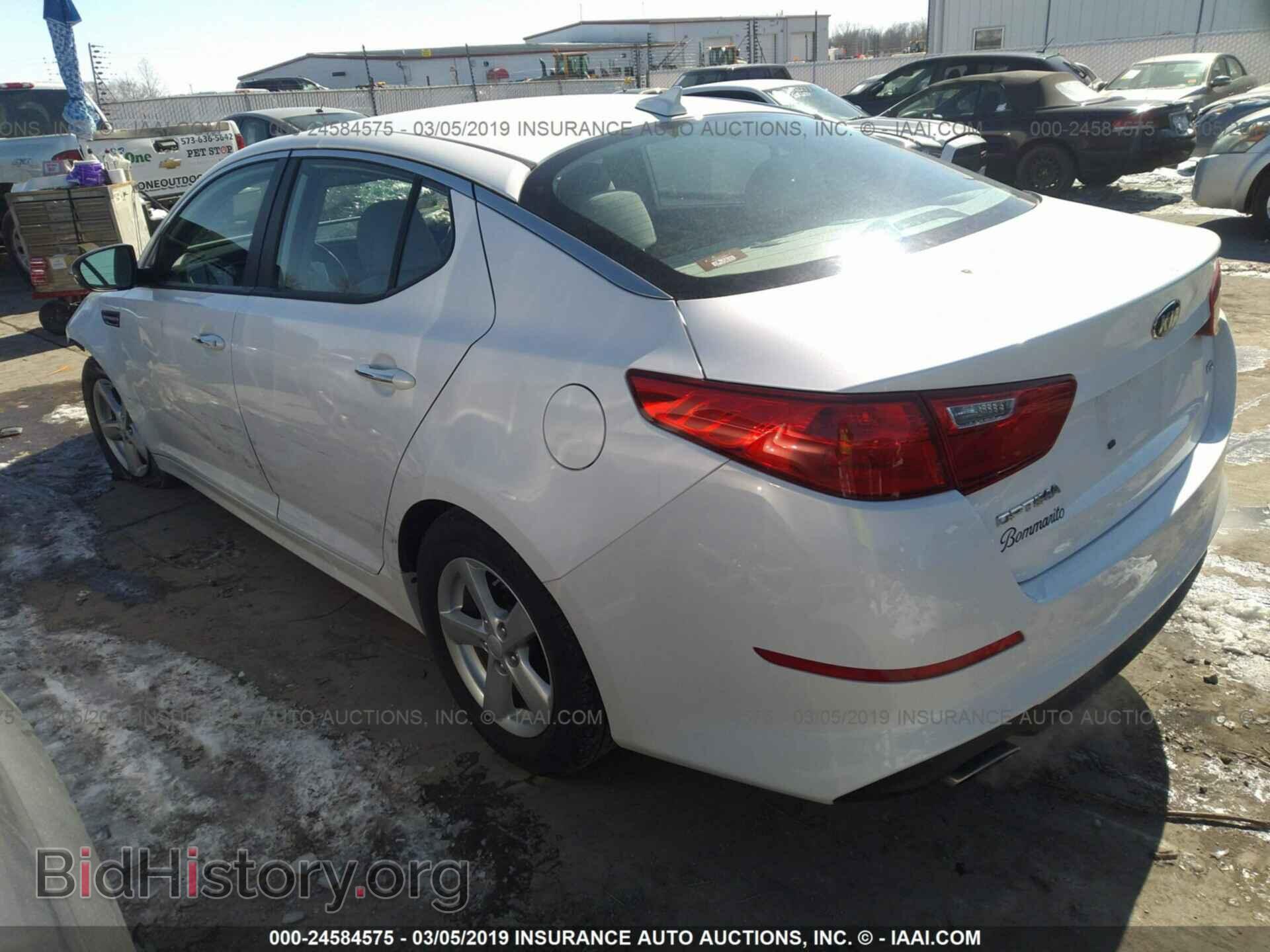 2015 KIA OPTIMA - VIN: KNAGM4A74F5554107 - Photo 3