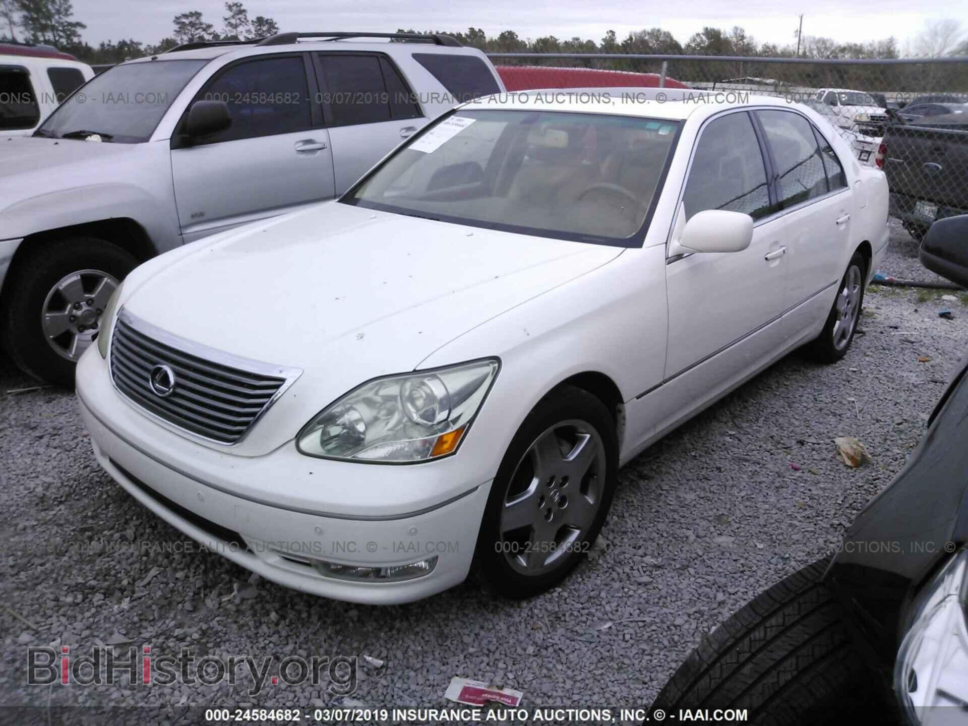 2005 LEXUS LS - VIN: JTHBN36F050178200 - Фото 2