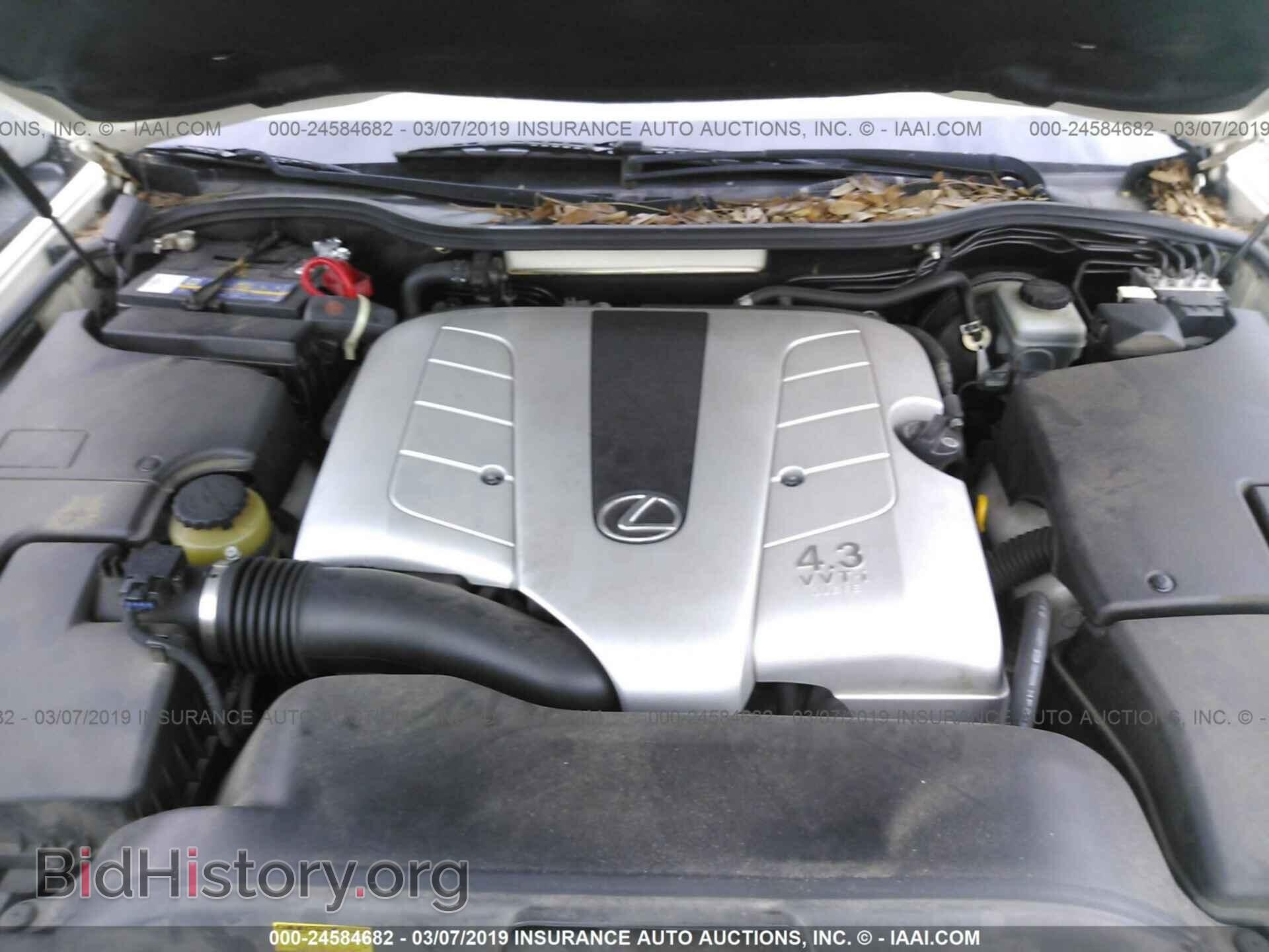 2005 LEXUS LS - VIN: JTHBN36F050178200 - Фото 10