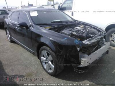 2010 Lexus LS 460l, black — VIN JTHGL5EF6A5038724, IAAI