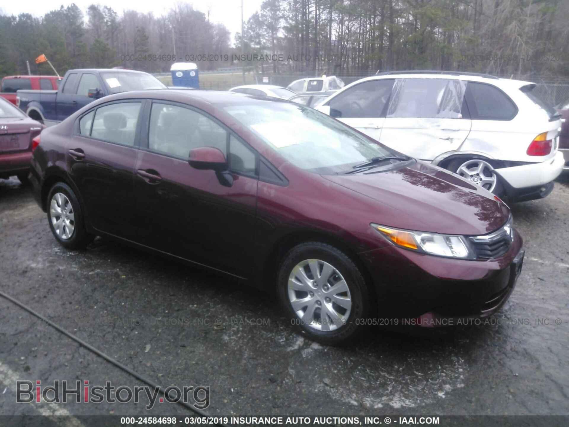 Фотография 19XFB2F52CE369277 - HONDA CIVIC 2012