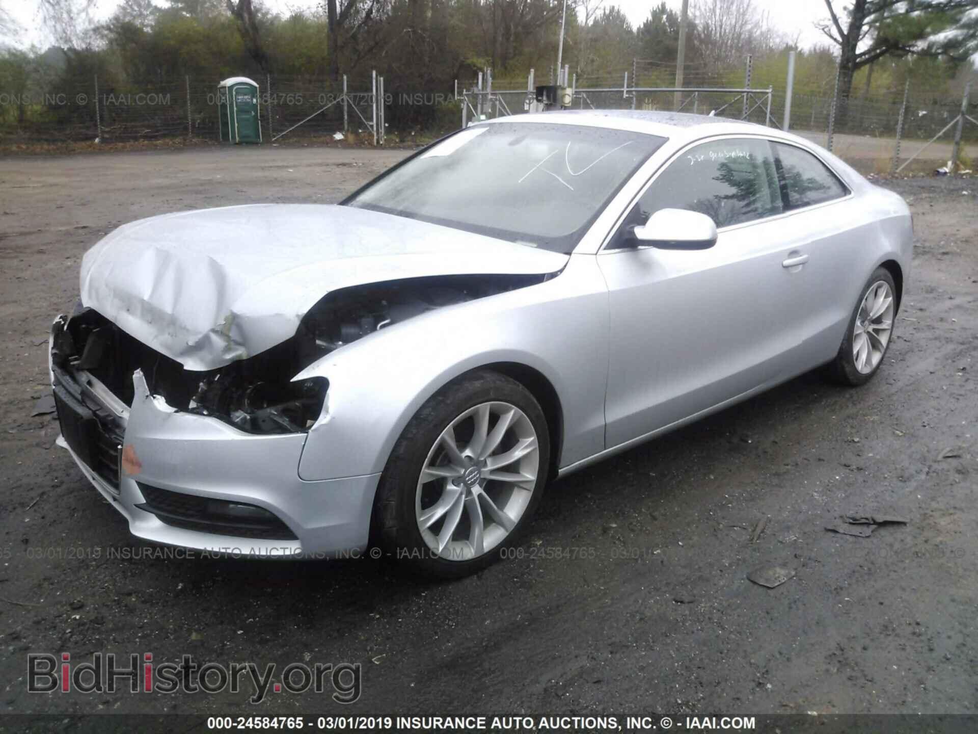 2013 AUDI A5 - VIN: WAUCFAFR1DA035067 - Фото 2