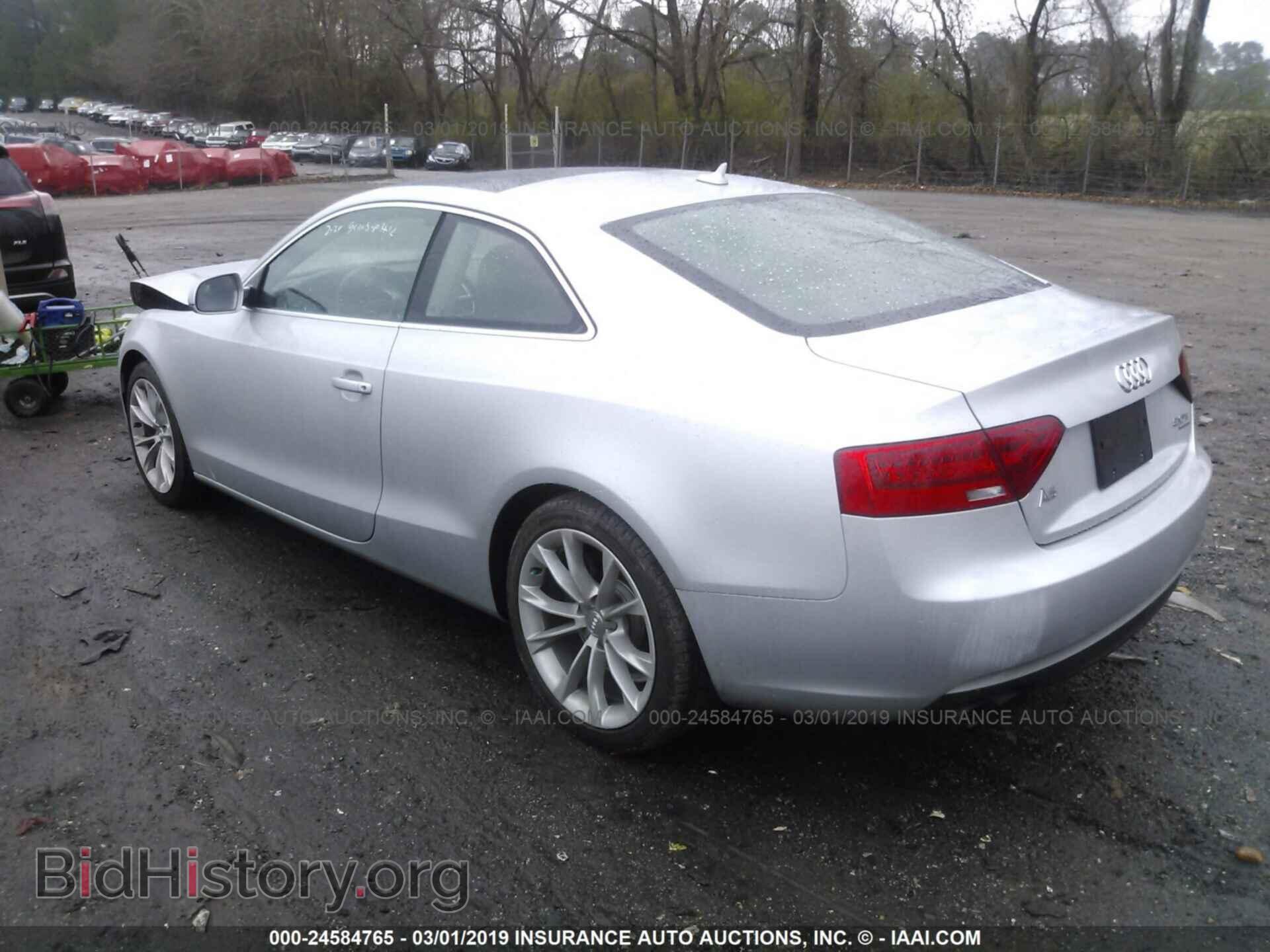 2013 AUDI A5 - VIN: WAUCFAFR1DA035067 - Фото 3