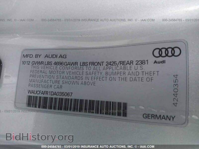 2013 Audi A5 (VIN WAUCFAFR1DA035067) — photo 9 of 10