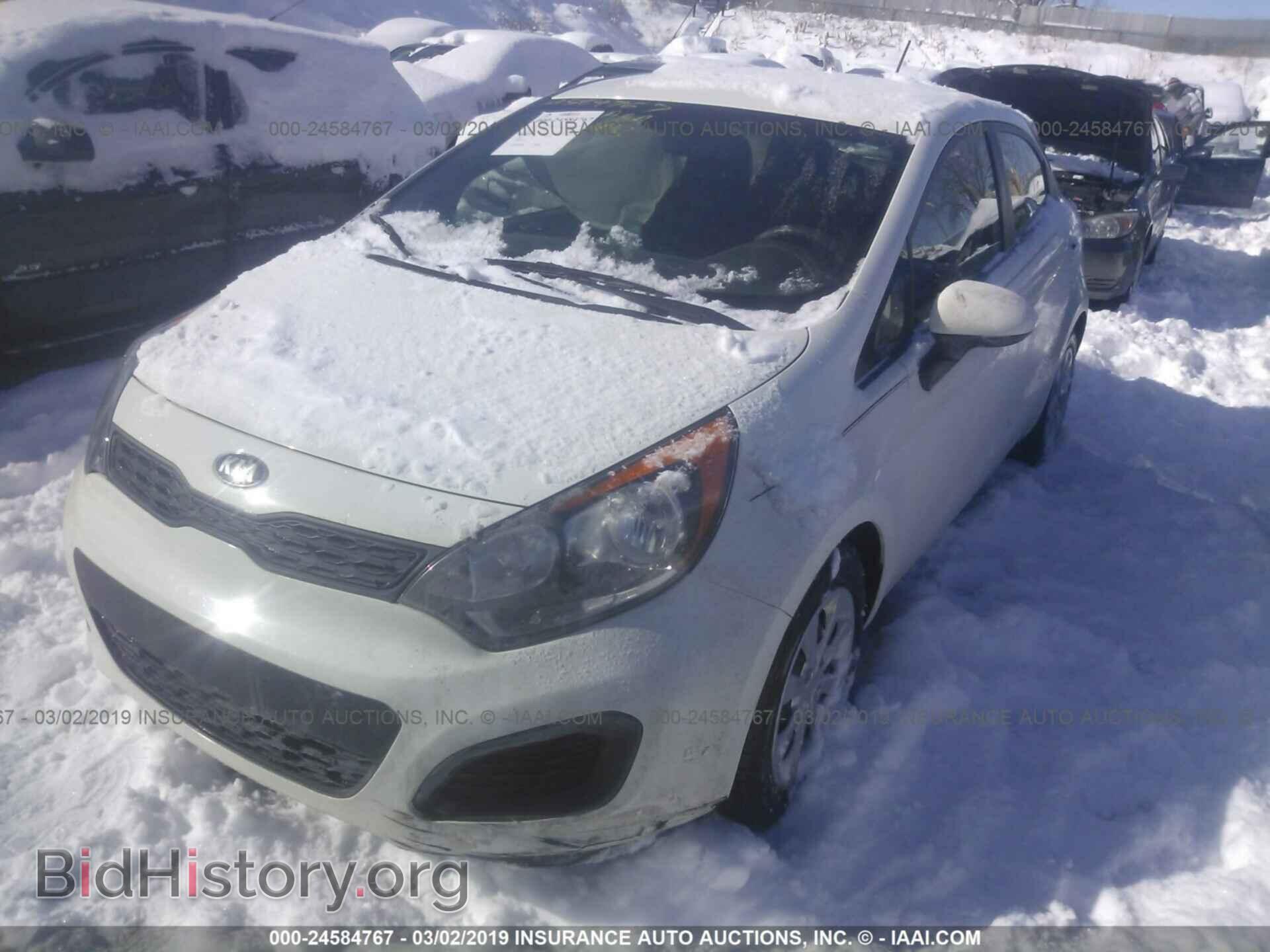 2014 KIA RIO - VIN: KNADM5A32E6333684 - Фото 2