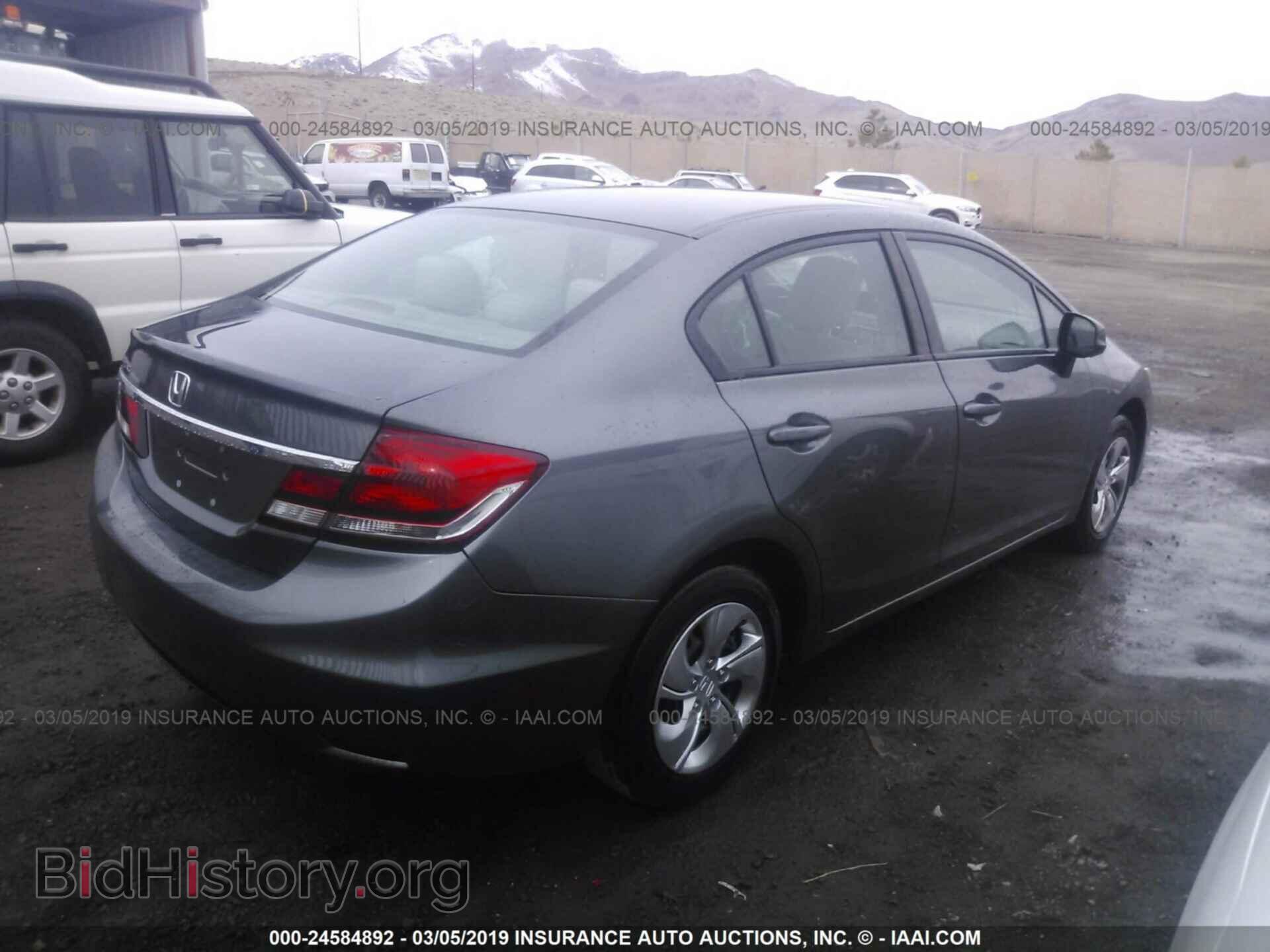 2013 HONDA CIVIC - VIN: 2HGFB2F59DH602398 - Фото 4