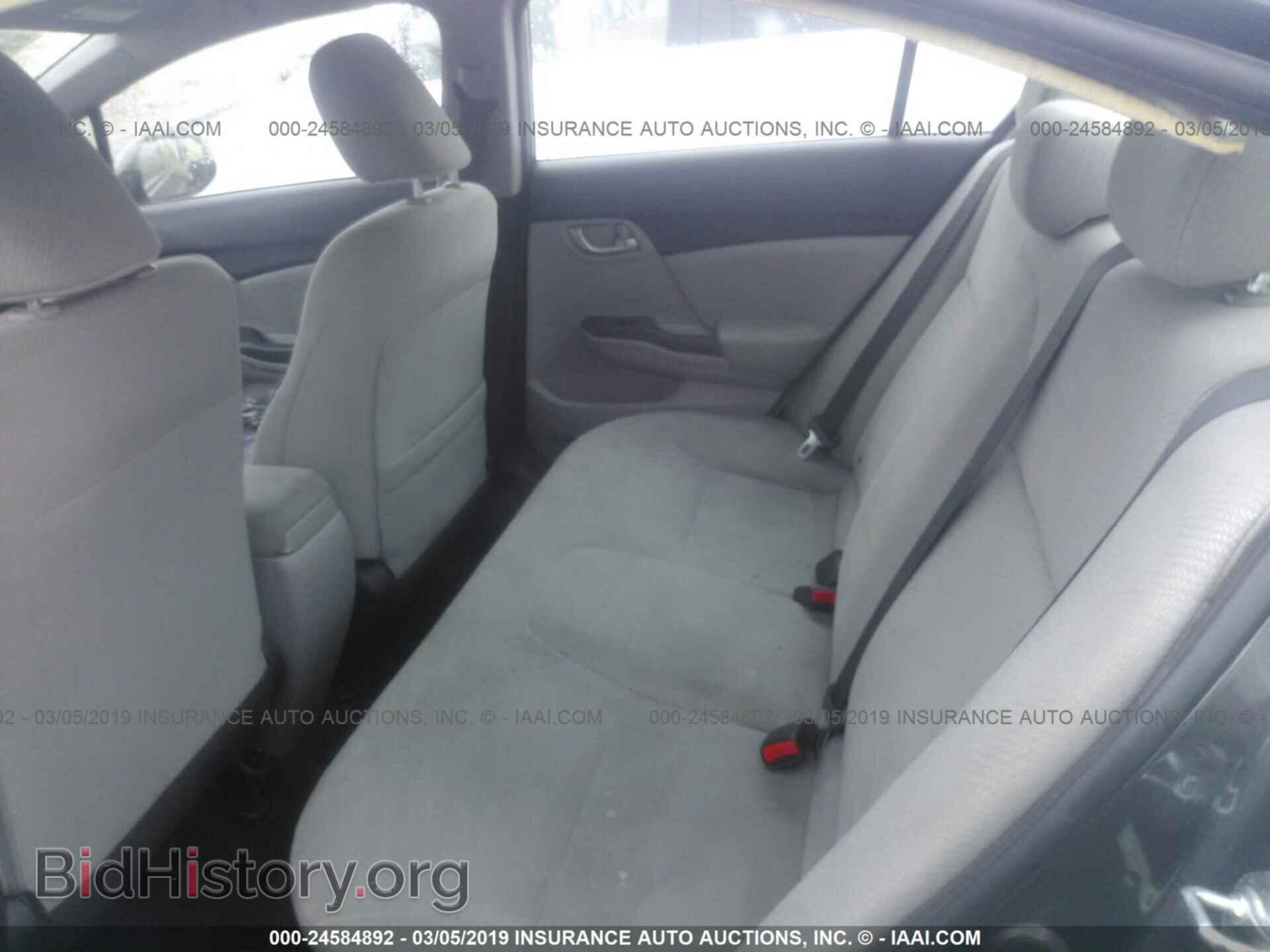 2013 HONDA CIVIC - VIN: 2HGFB2F59DH602398 - Фото 8