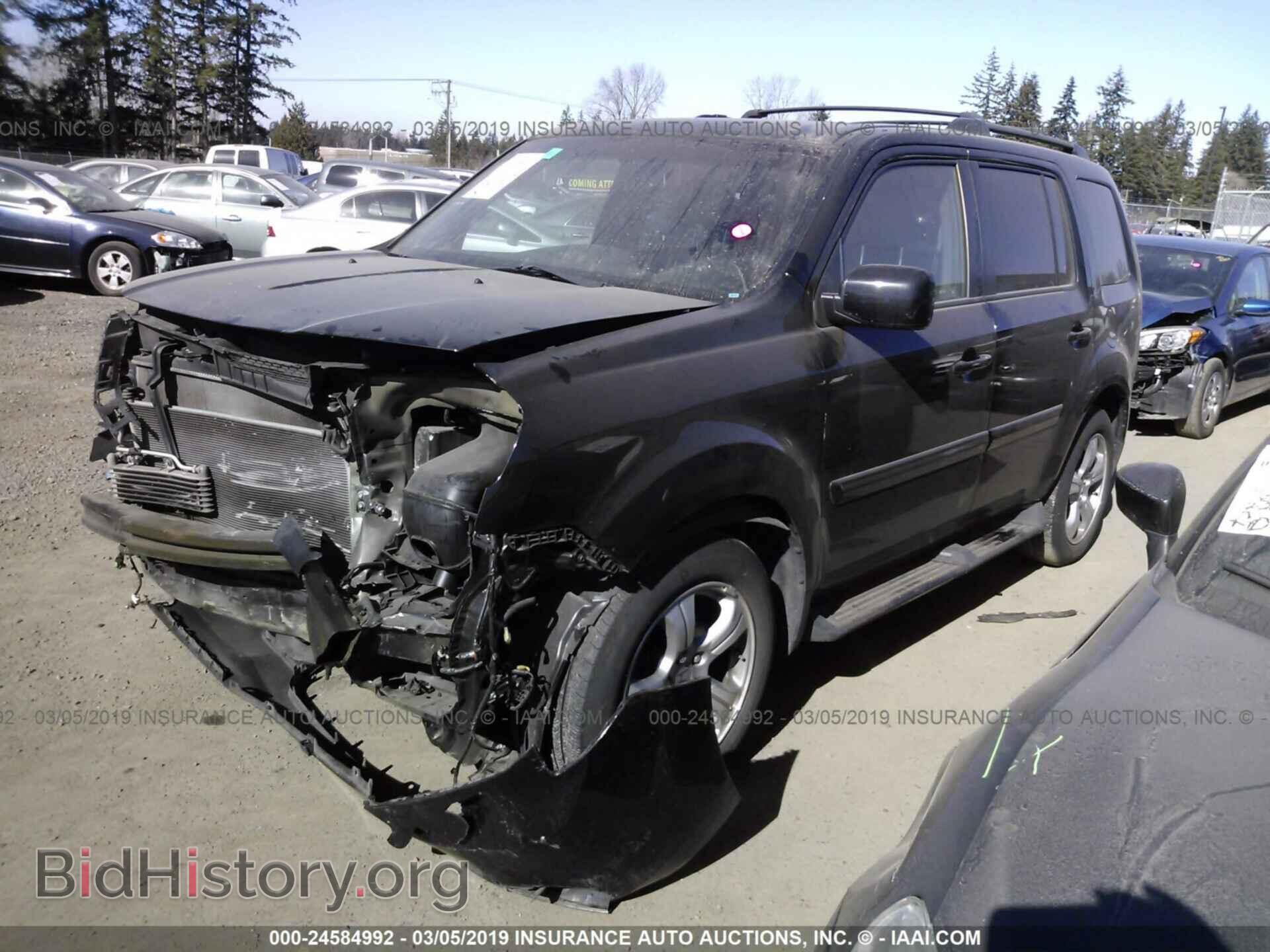 2012 HONDA PILOT - VIN: 5FNYF4H57CB028036 - Фото 2