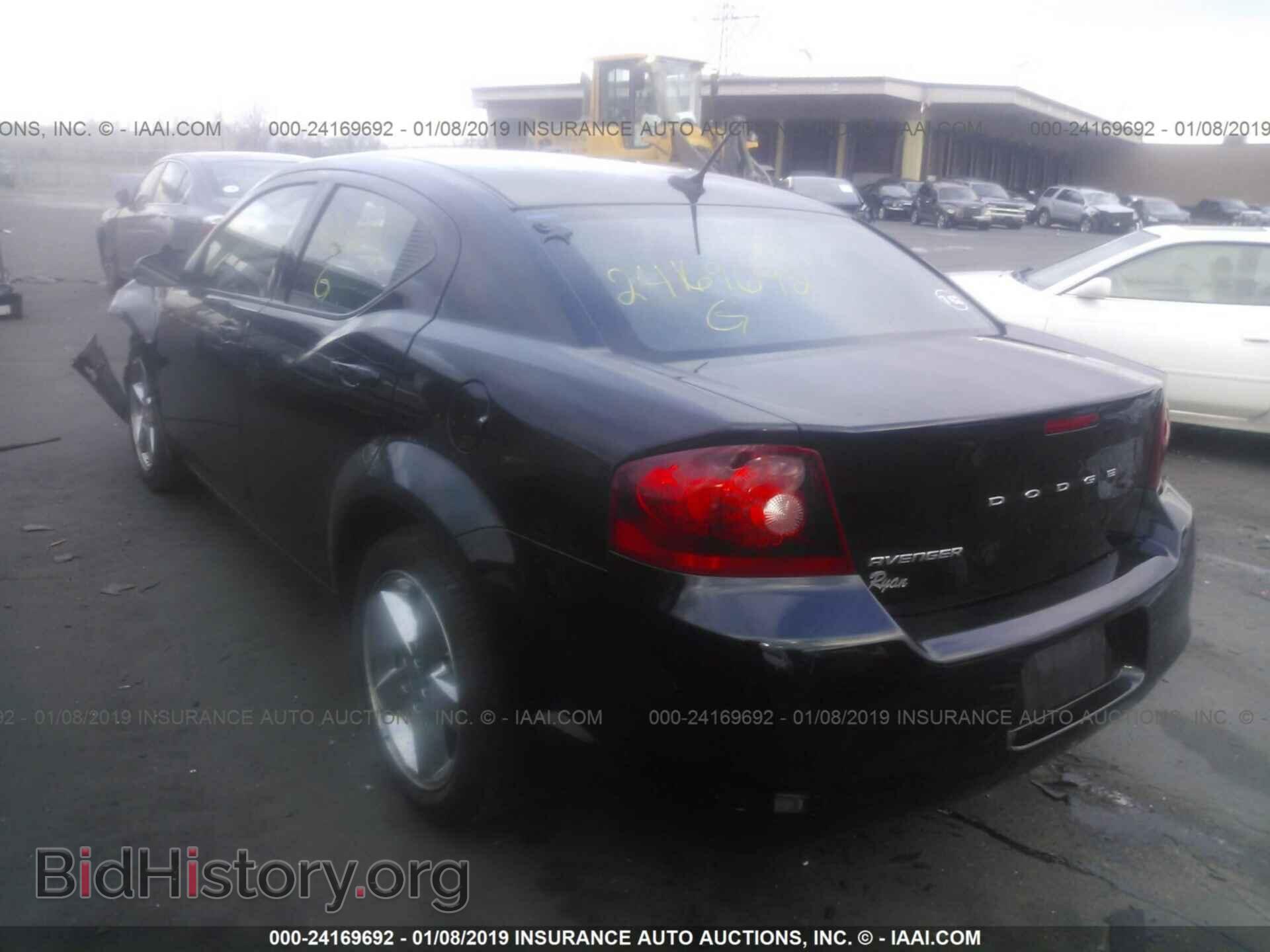 2013 DODGE AVENGER - VIN: 1C3CDZAB0DN567893 - Фото 3