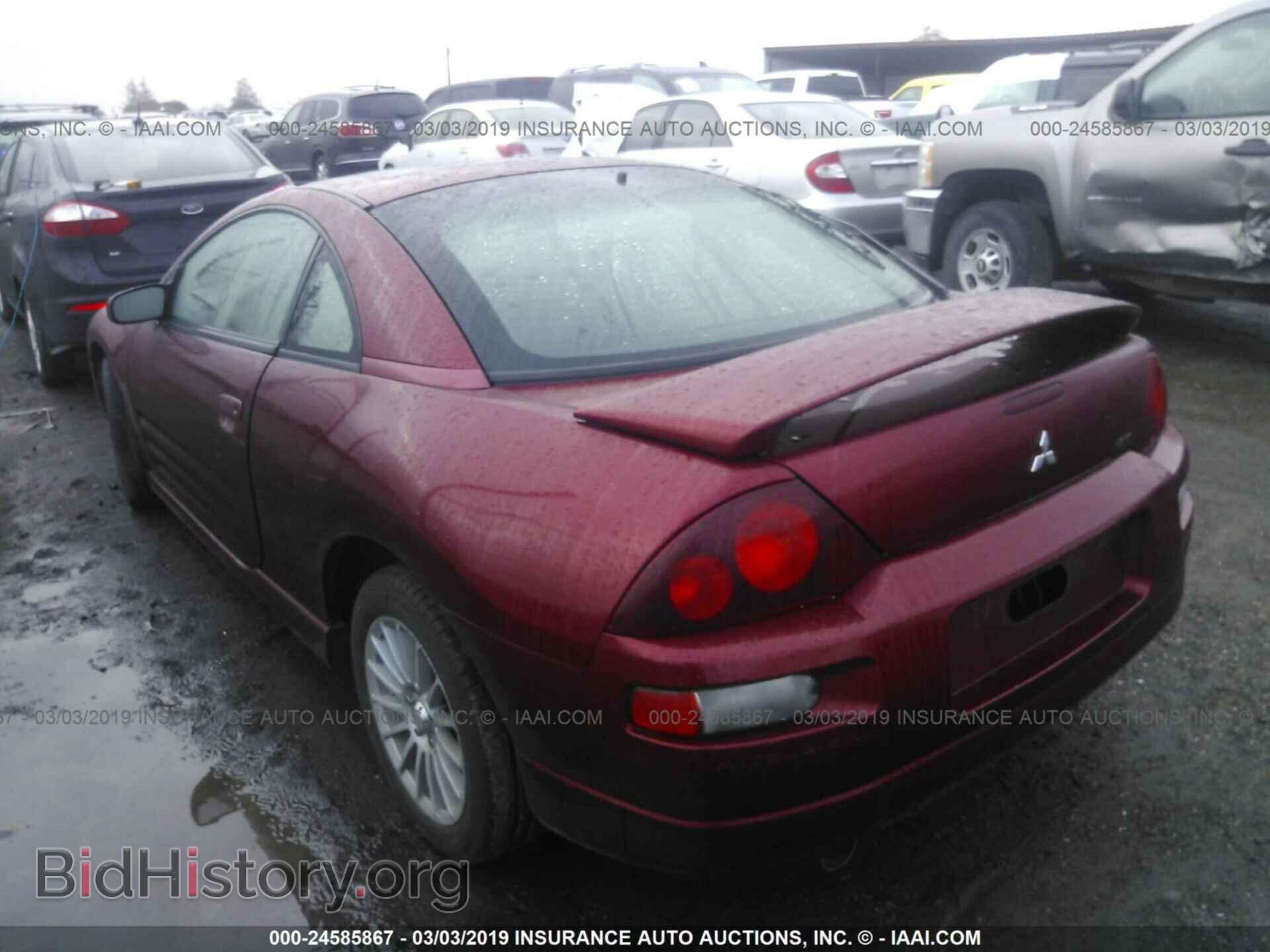 2002 MITSUBISHI ECLIPSE - VIN: 4A3AC54HX2E072769 - Фото 3