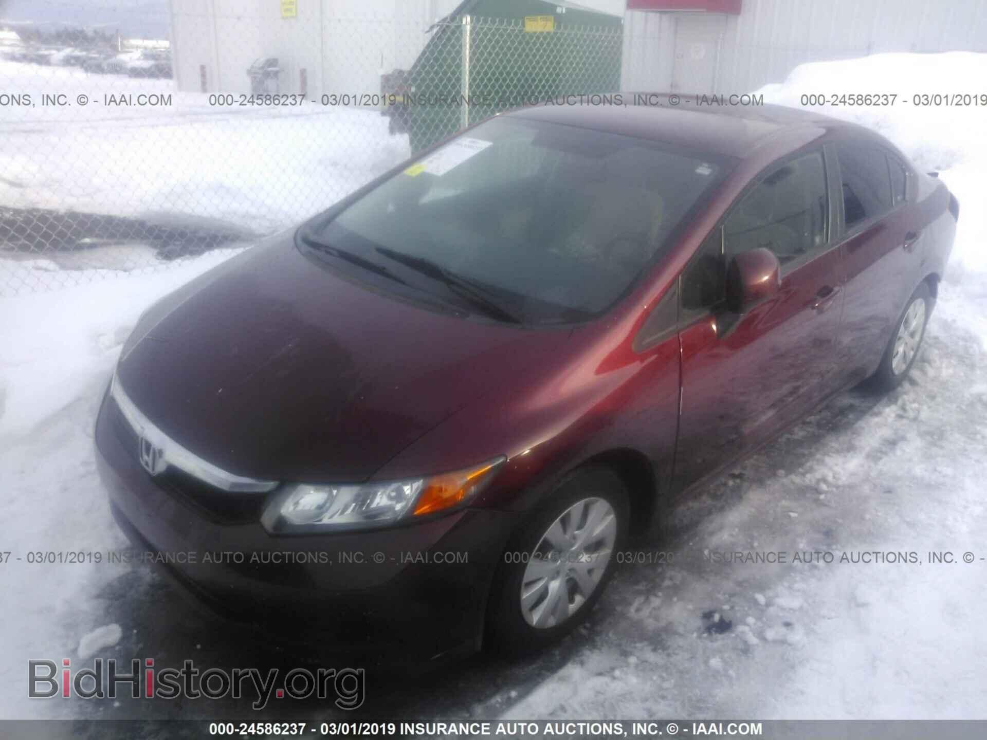 2012 HONDA CIVIC - VIN: 19XFB2F50CE320563 - Фото 2