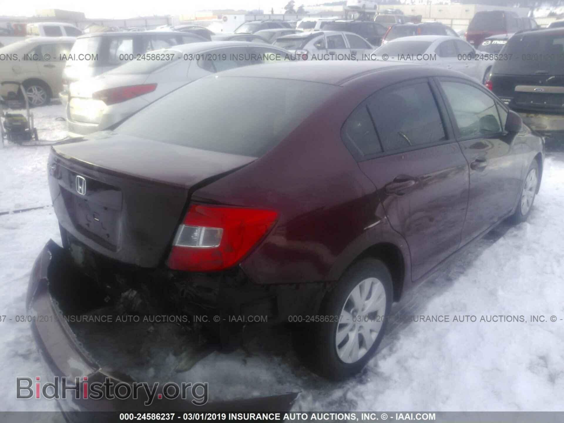 2012 HONDA CIVIC - VIN: 19XFB2F50CE320563 - Фото 4