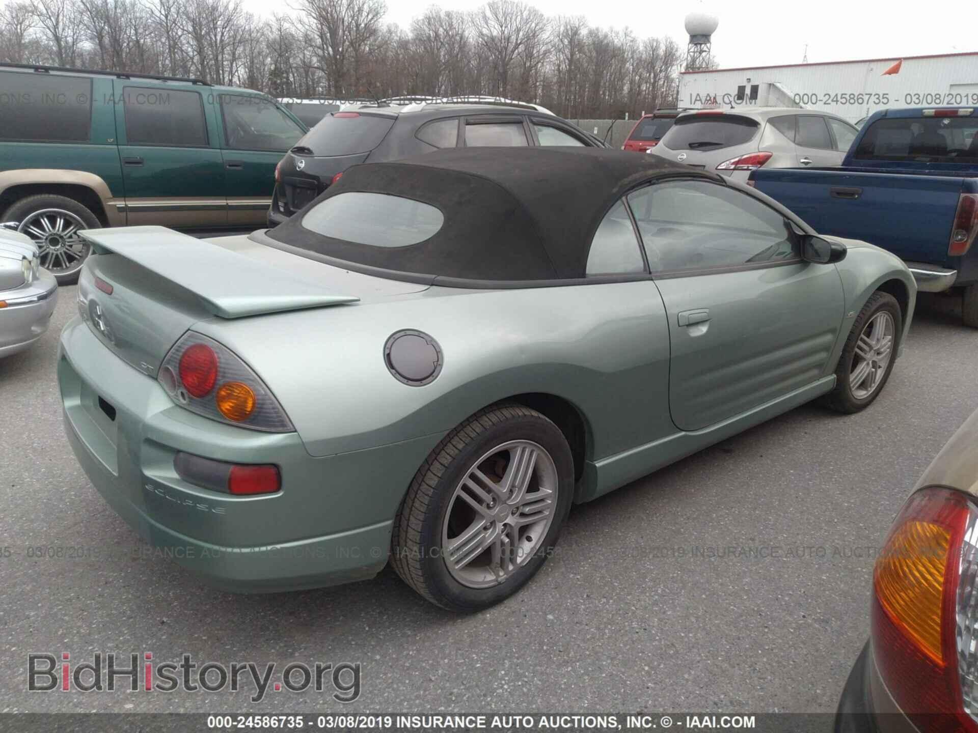 2003 MITSUBISHI ECLIPSE - VIN: 4A3AE55H33E123040 - Фото 4