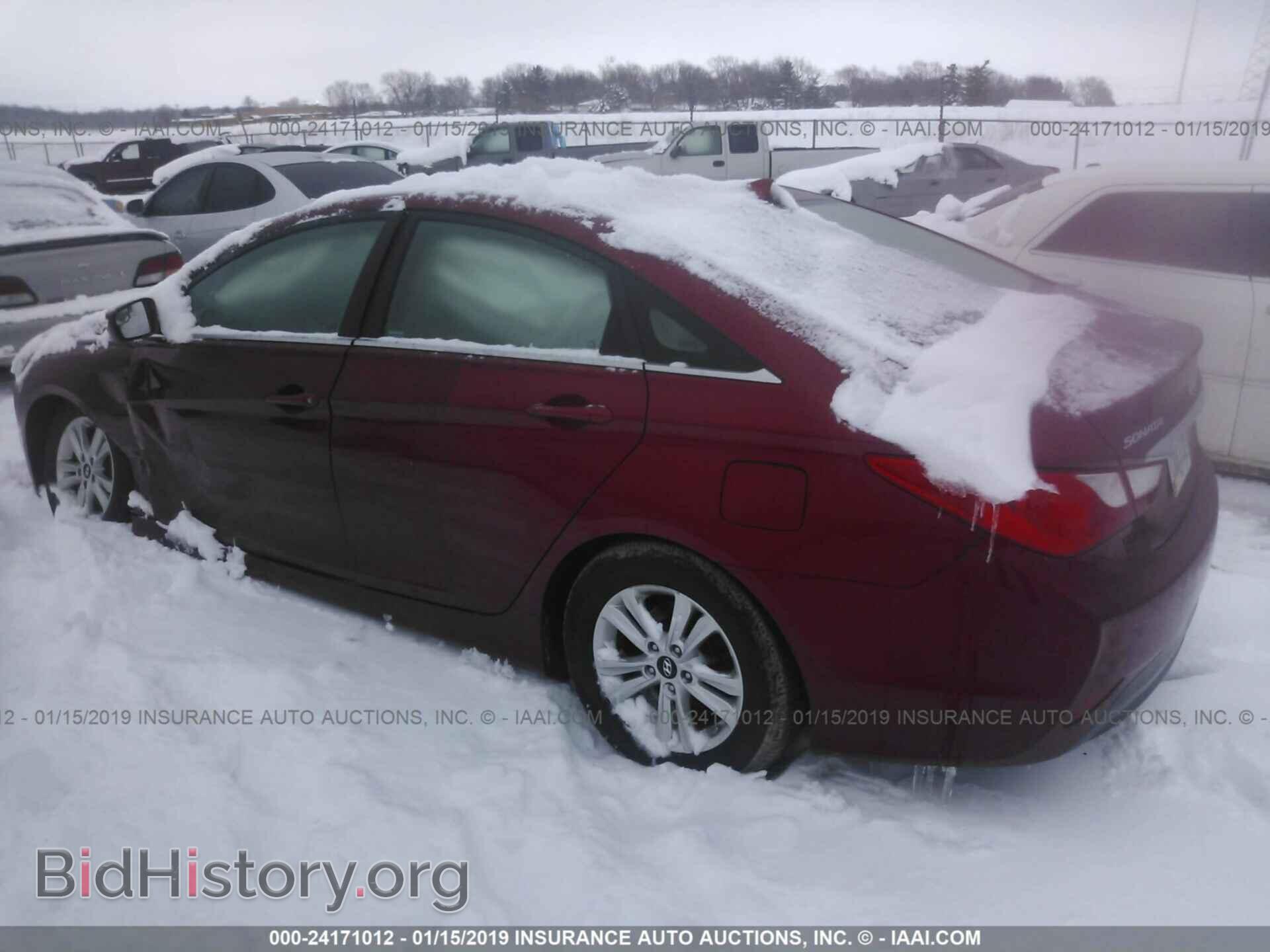 2014 HYUNDAI SONATA - VIN: 5NPEB4AC5EH898010 - Фото 3