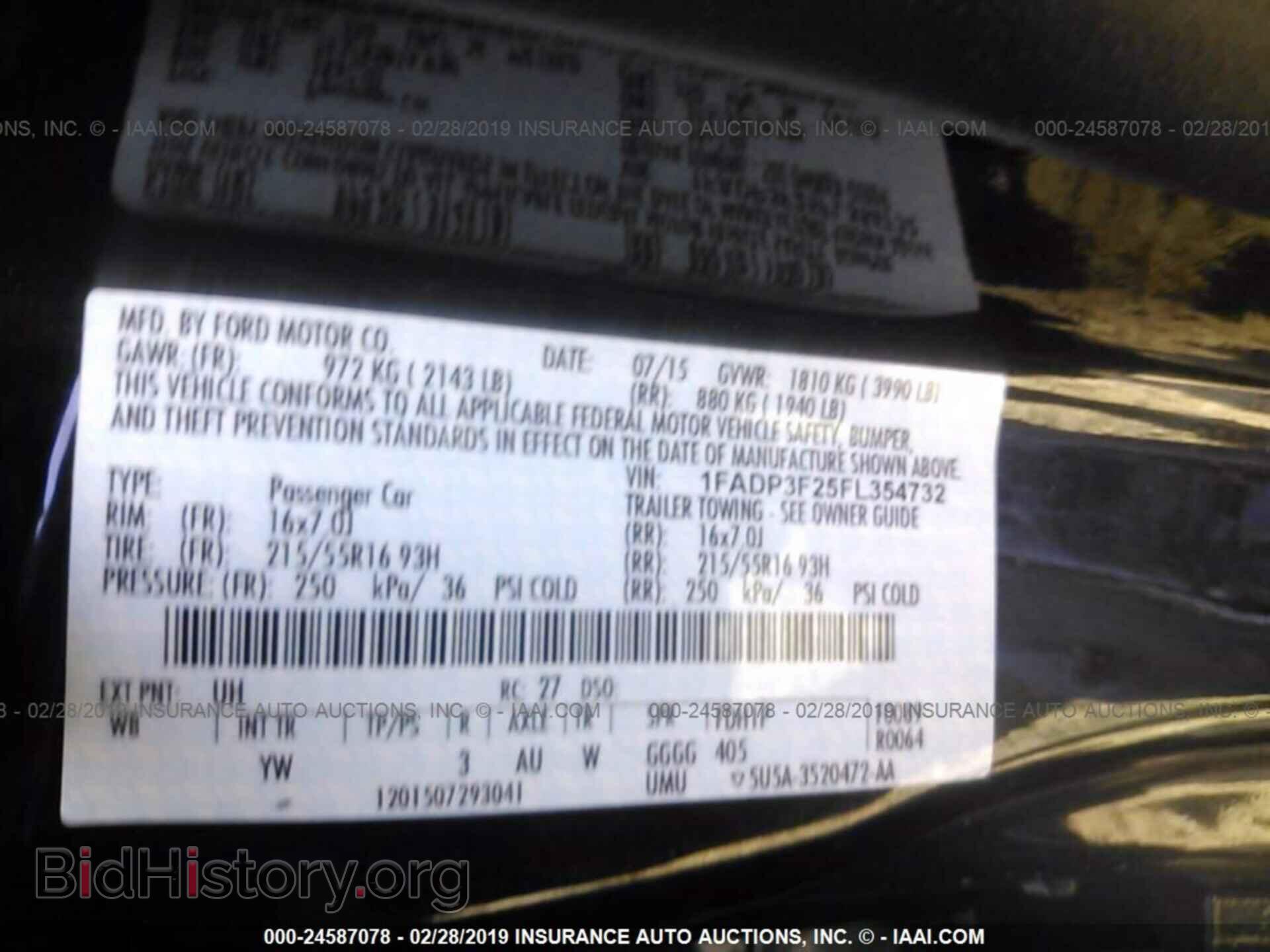 2015 FORD FOCUS - VIN: 1FADP3F25FL354732 - Photo 9