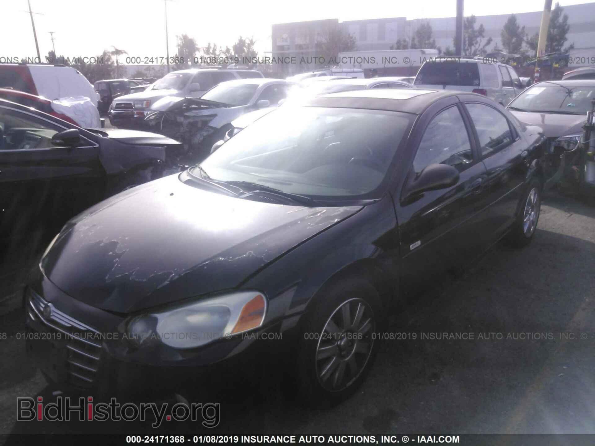 2006 CHRYSLER SEBRING - VIN: 1C3EL46X26N252955 - Фото 2