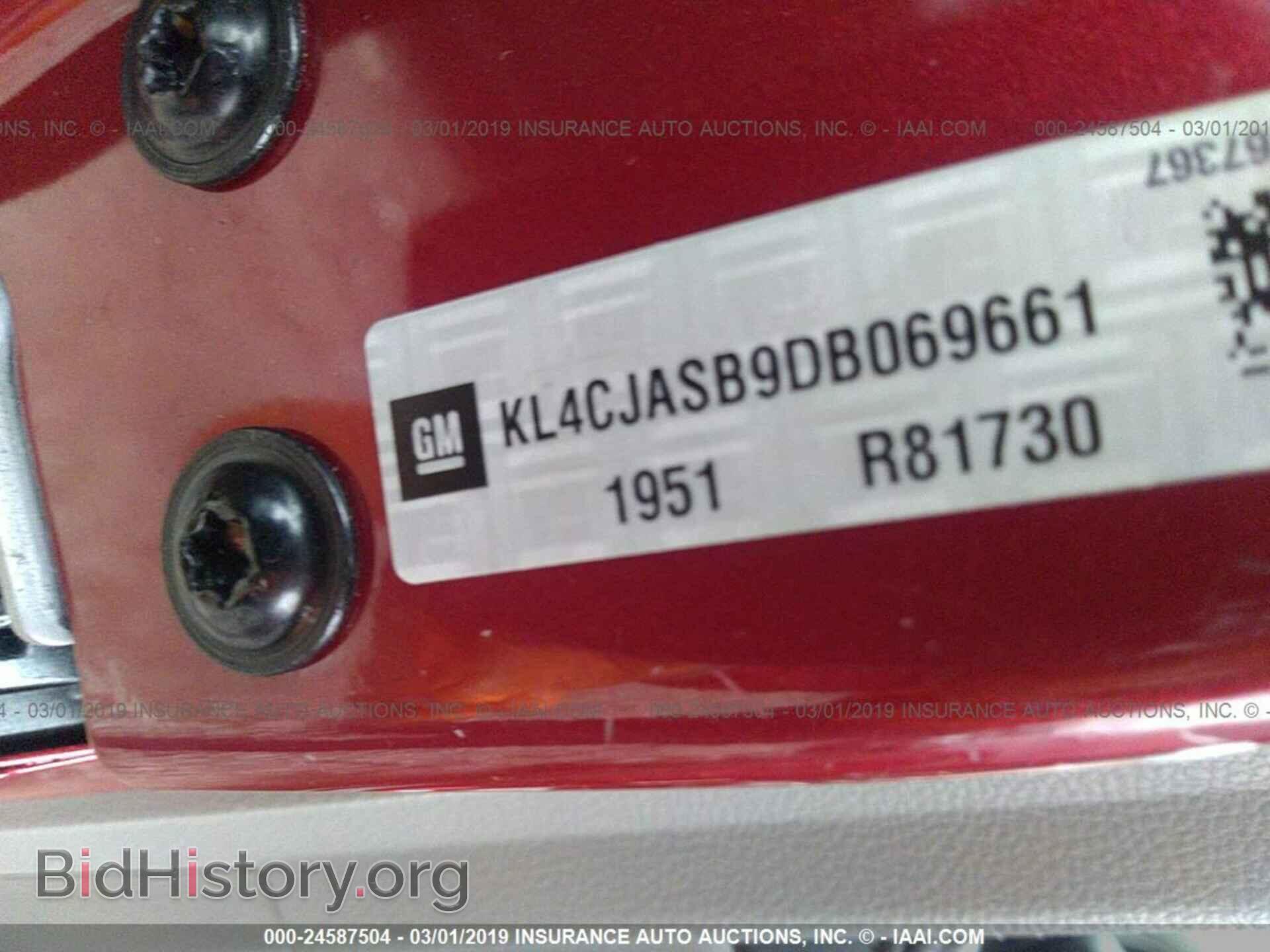 2013 BUICK ENCORE - VIN: KL4CJASB9DB069661 - Photo 9