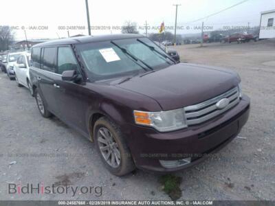 2011 Ford FLEX SEL, темно-бордовый — VIN 2FMGK5CC2BBD29842, IAAI