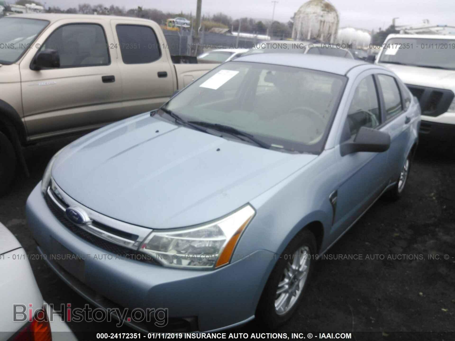 2008 FORD FOCUS - VIN: 1FAHP35N28W135015 - Фото 2