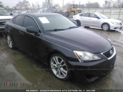 2007 Lexus IS 250, black — VIN JTHBK262475037779, IAAI