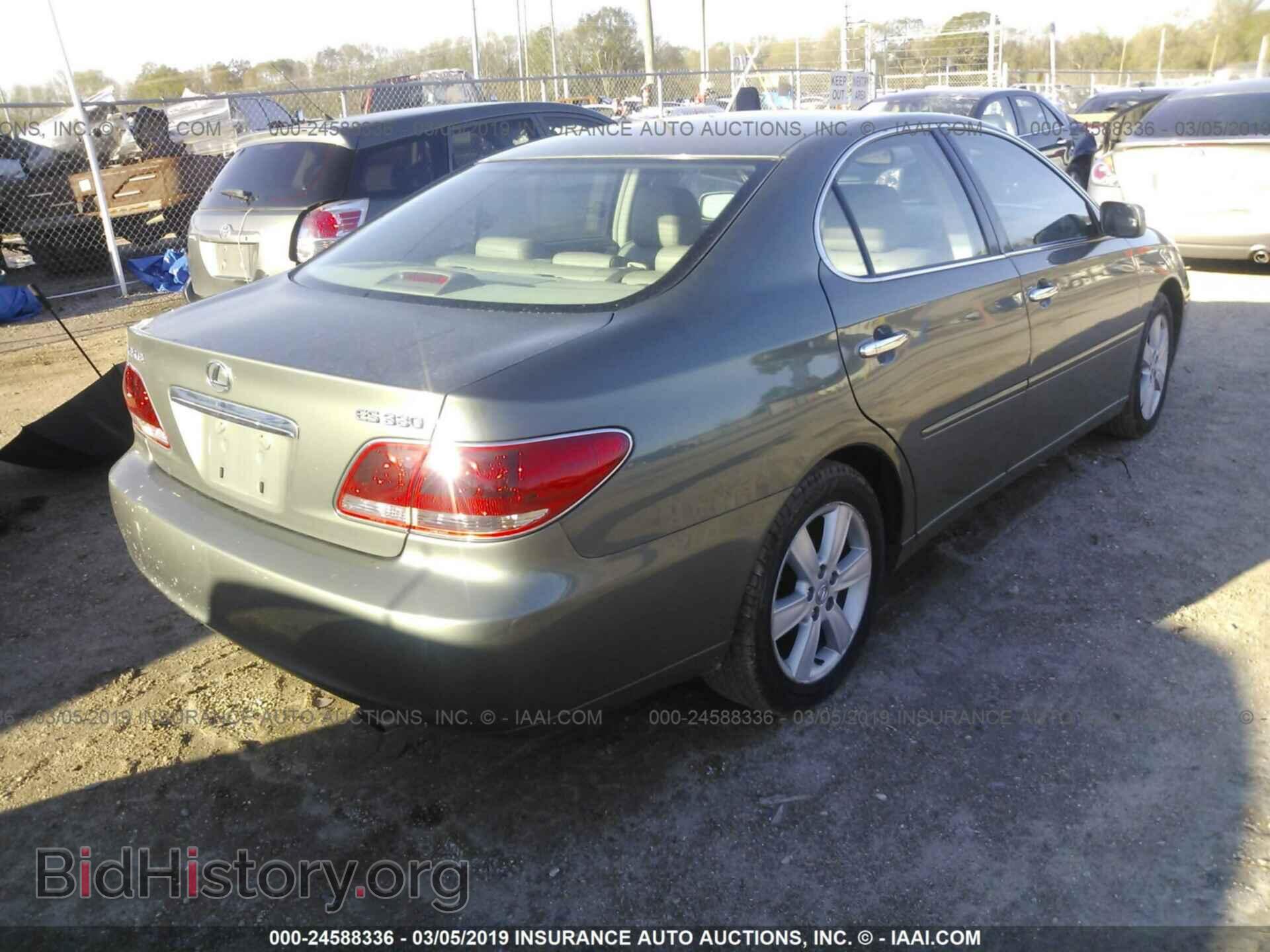 2005 LEXUS ES - VIN: JTHBA30G555094034 - Фото 4