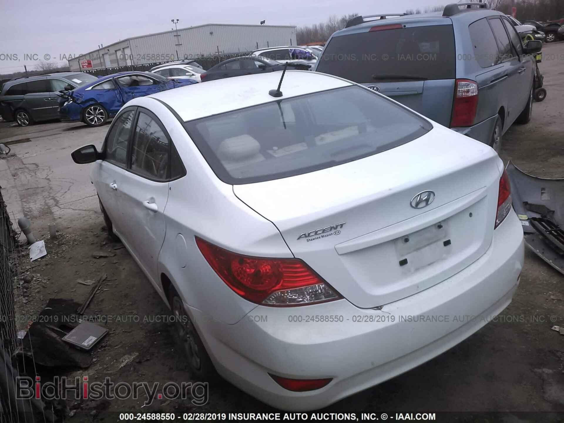 2013 HYUNDAI ACCENT - VIN: KMHCT4AE0DU421474 - Фото 3