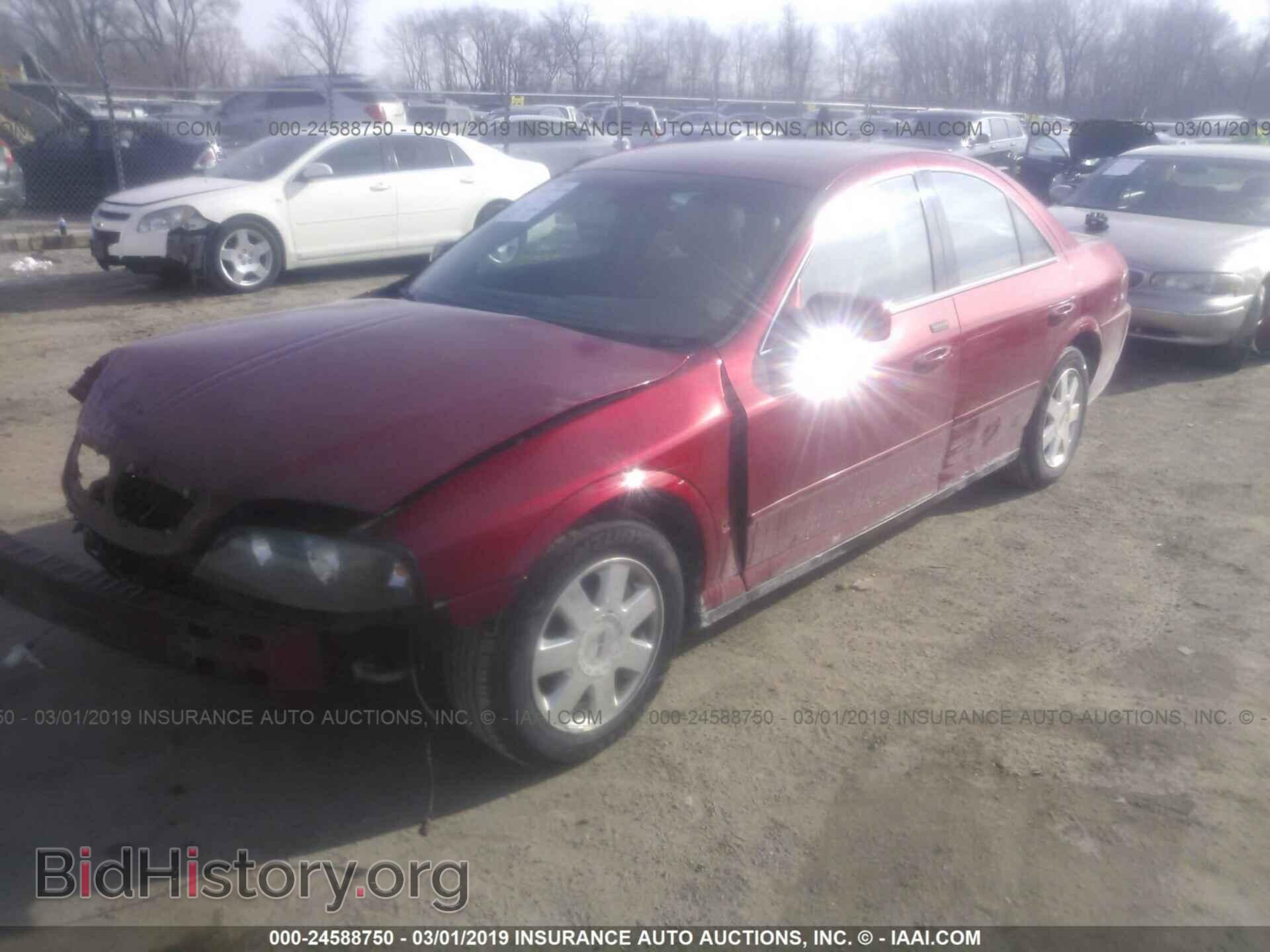 2004 LINCOLN LS - VIN: 1LNHM86SX4Y650276 - Фото 2