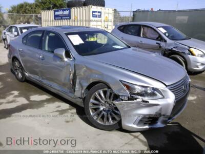 2013 Lexus LS 460, silver — VIN JTHBL5EF3D5123969, IAAI