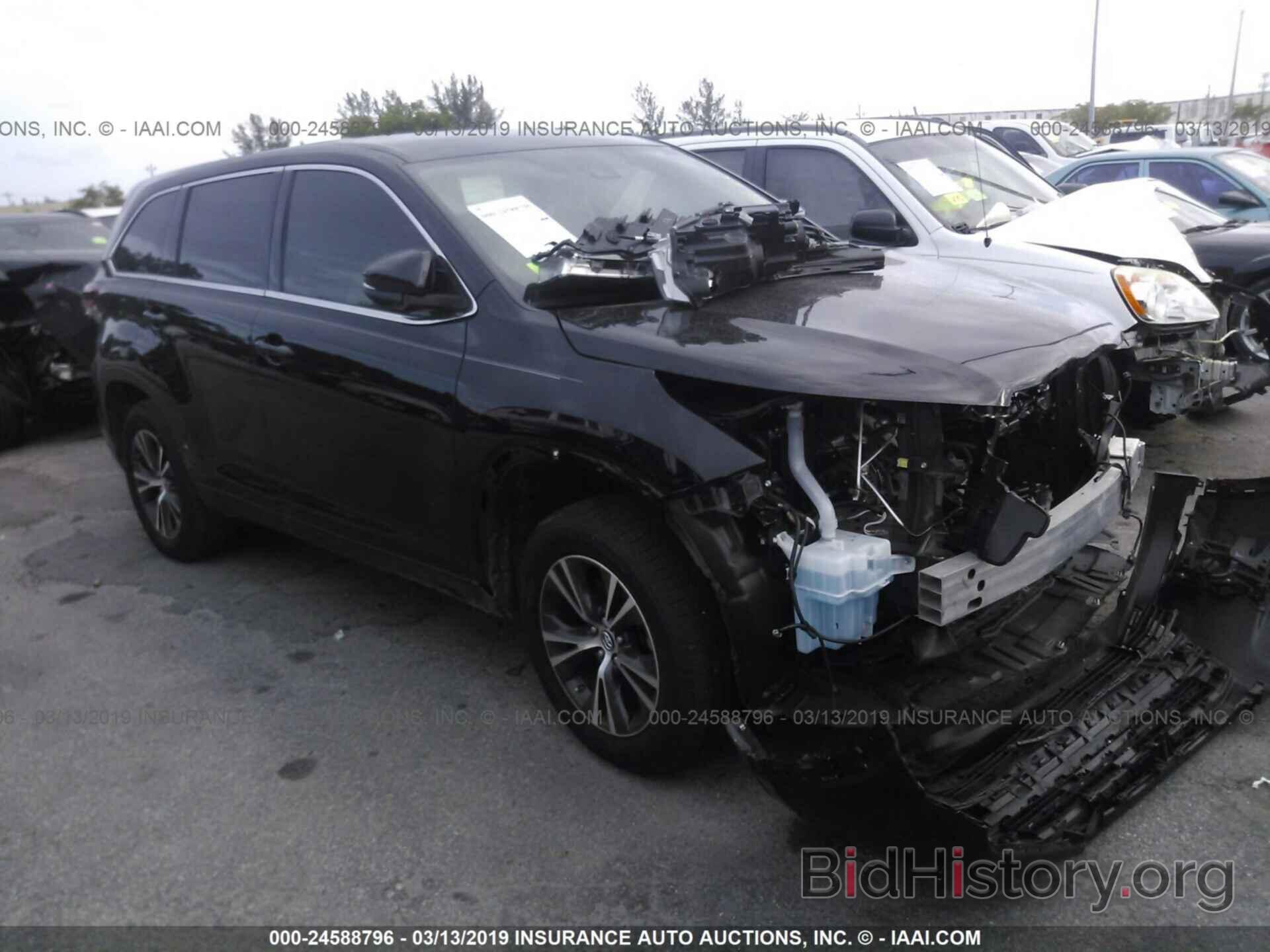 Photo 5TDZARFH6JS034626 - TOYOTA HIGHLANDER 2018