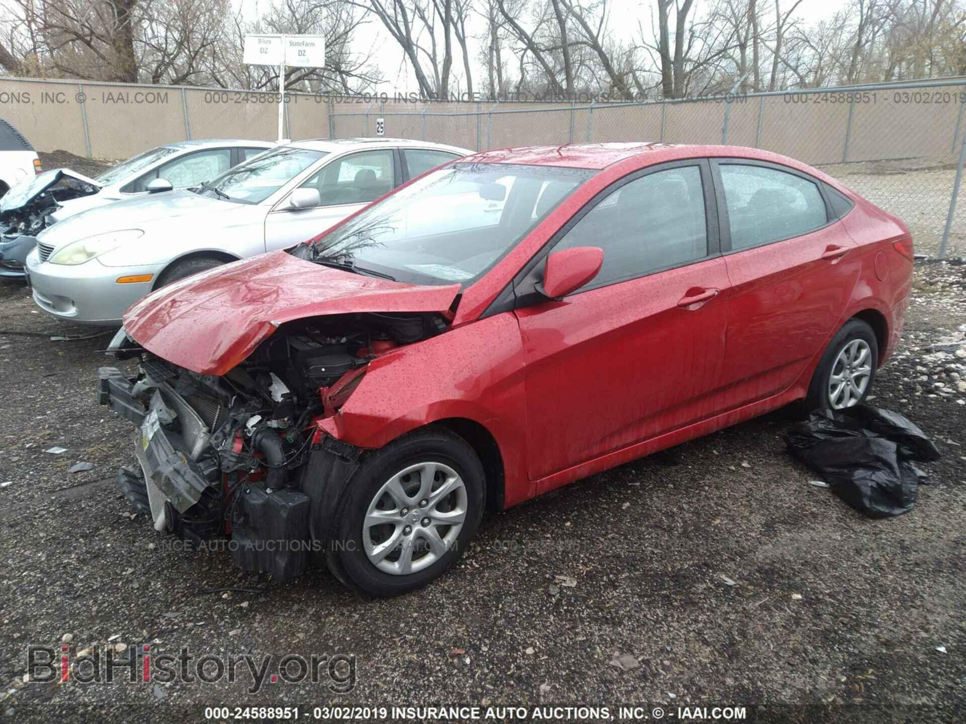 2012 HYUNDAI ACCENT - VIN: KMHCT4AE2CU182007 - Фото 2