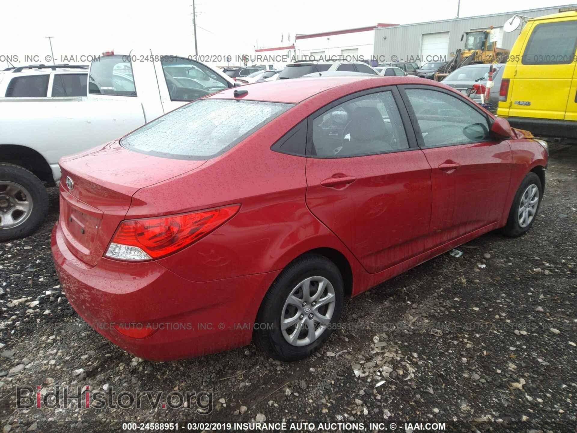 2012 HYUNDAI ACCENT - VIN: KMHCT4AE2CU182007 - Фото 4