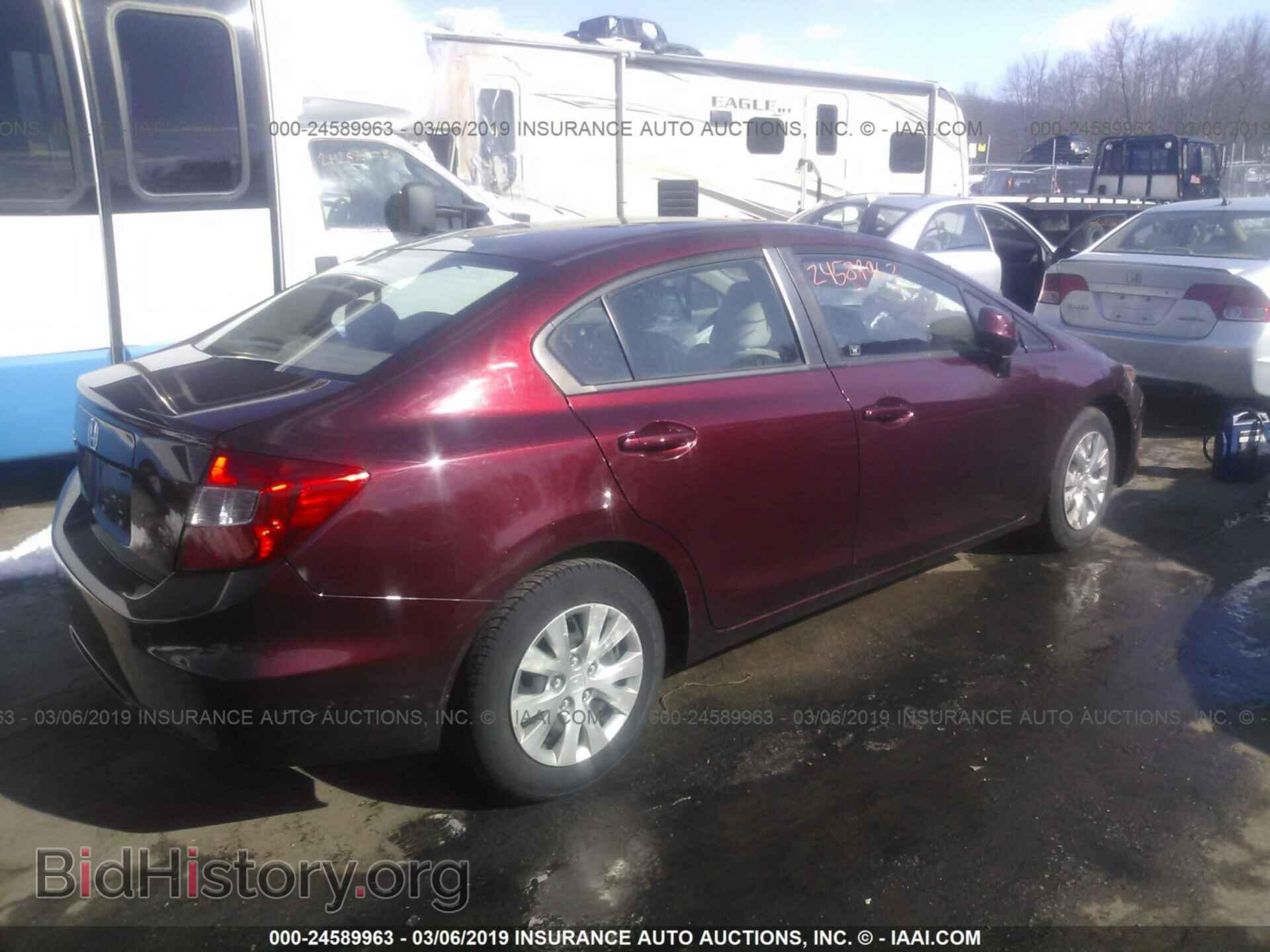 2012 HONDA CIVIC - VIN: 19XFB2F55CE381763 - Фото 4