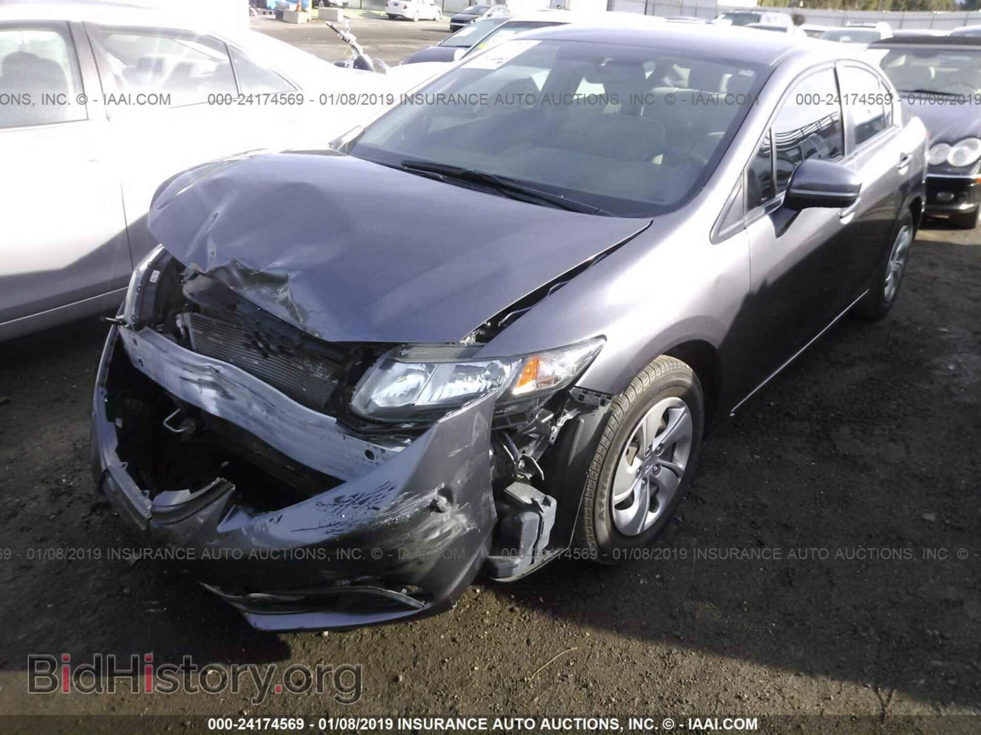 2014 HONDA CIVIC - VIN: 19XFB2F58EE240320 - Фото 2