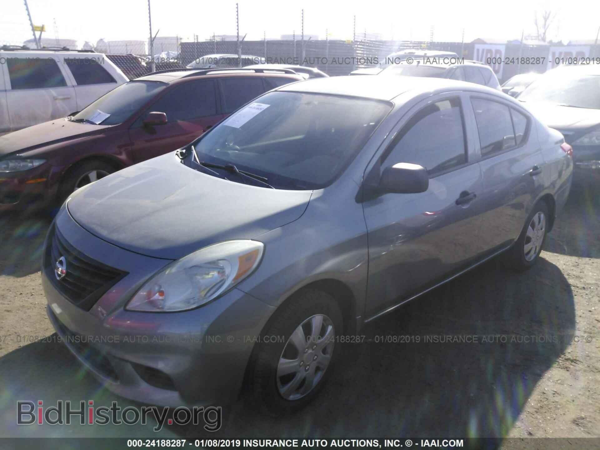 2012 NISSAN VERSA - VIN: 3N1CN7AP1CL929661 - Фото 2