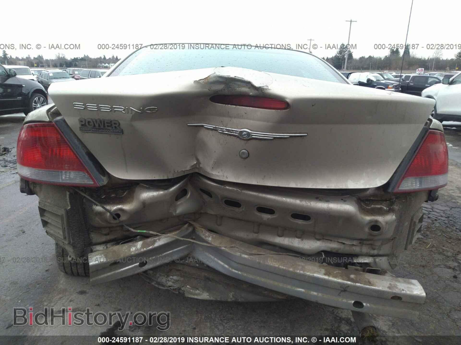 2004 CHRYSLER SEBRING - VIN: 1C3EL46X74N259252 - Фото 6