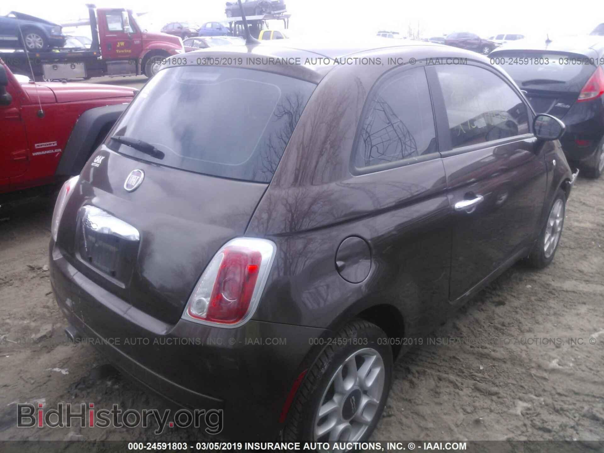 2012 FIAT 500 - VIN: 3C3CFFAR2CT272007 - Фото 4